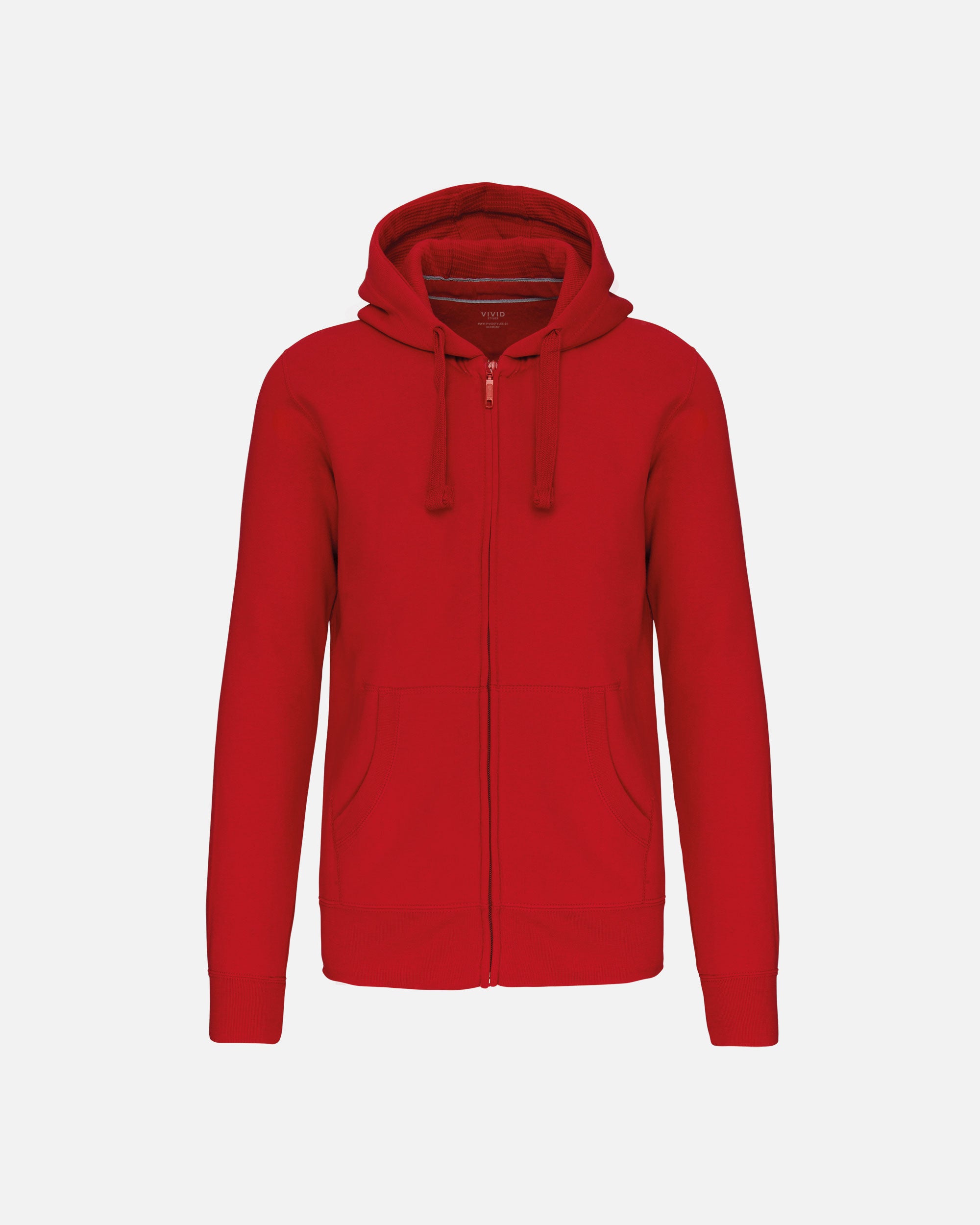 Herren Zip Kapuzensweatshirt