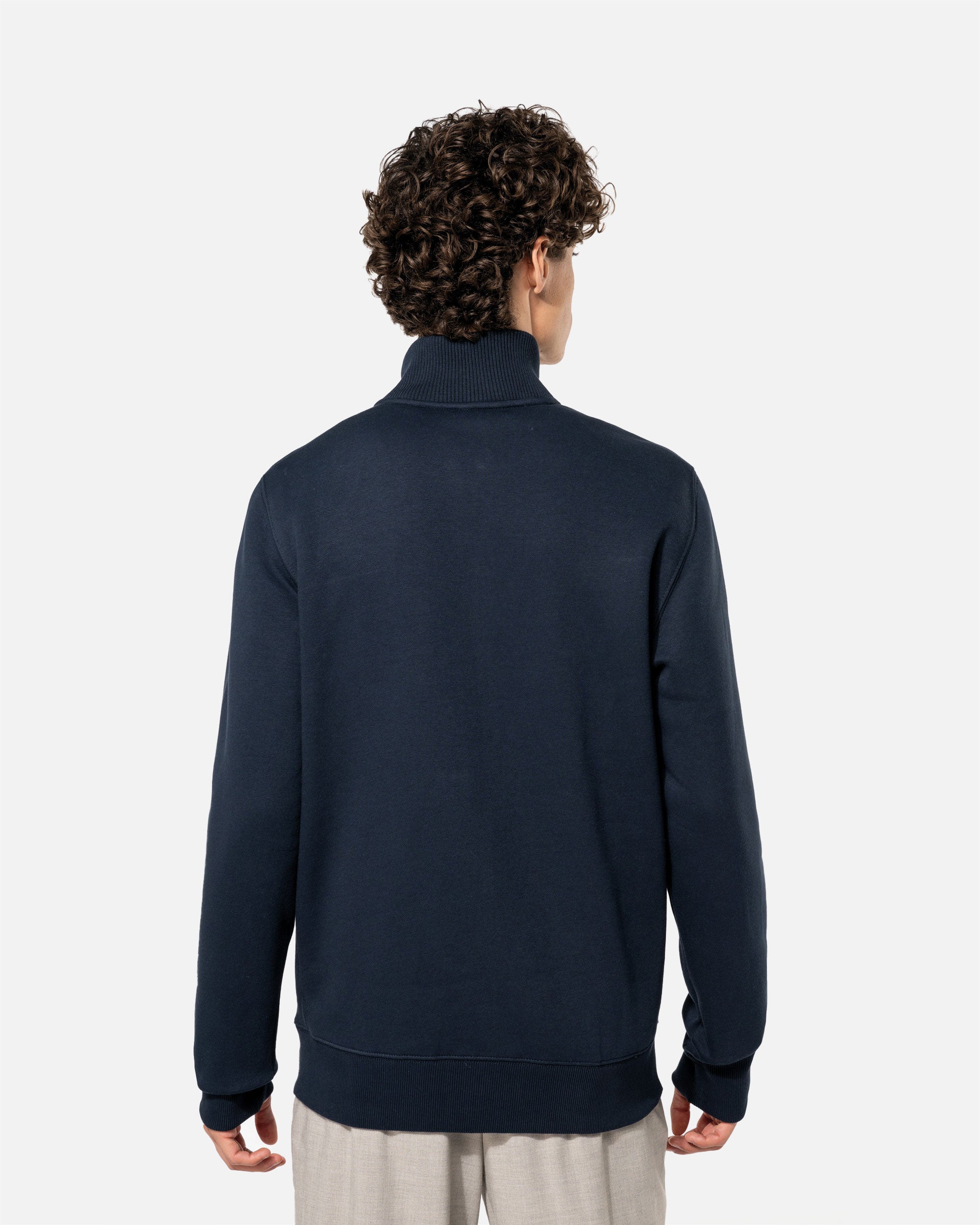 Schweres Herren Fleece 1/4 Zip Sweatshirt von VIVID