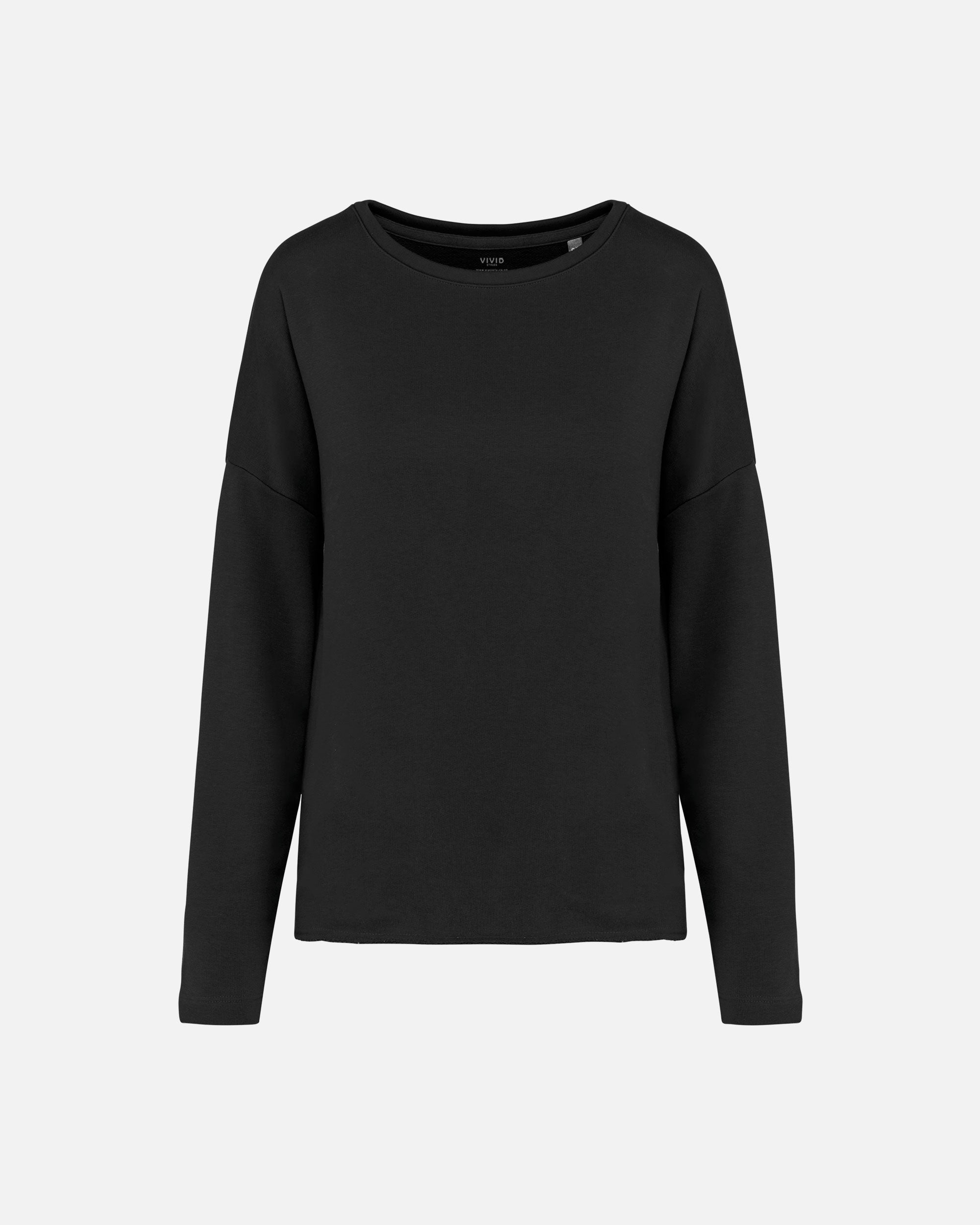 Lockeres Damen Sweatshirt Black von VIVID