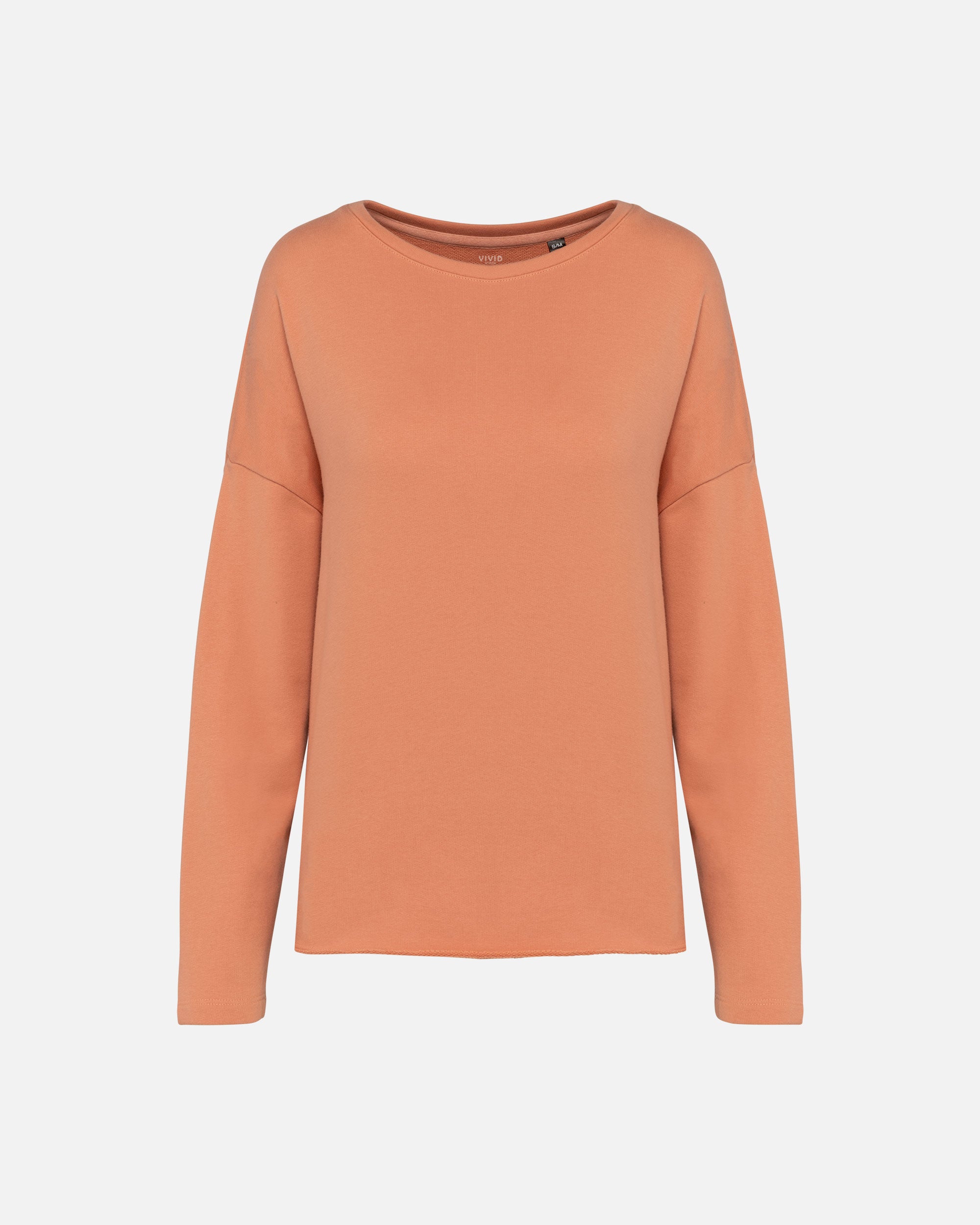 Lockeres Damen Sweatshirt Peach von VIVID