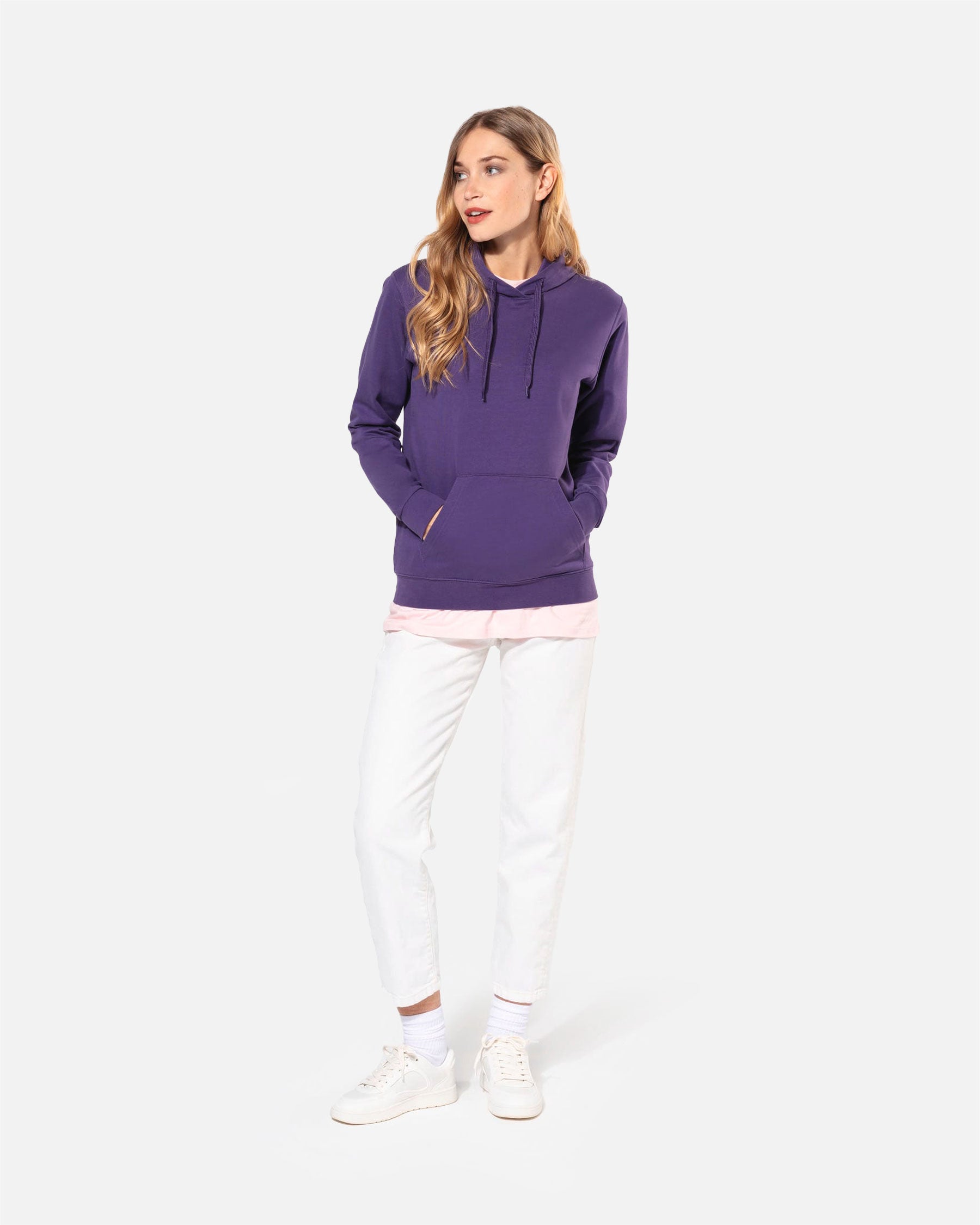 Damen Basic Kapuzensweatshirt von VIVID