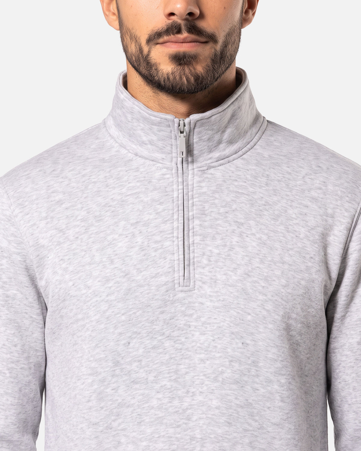 Klassisches Herren 1/4 Zip Sweatshirt von VIVID