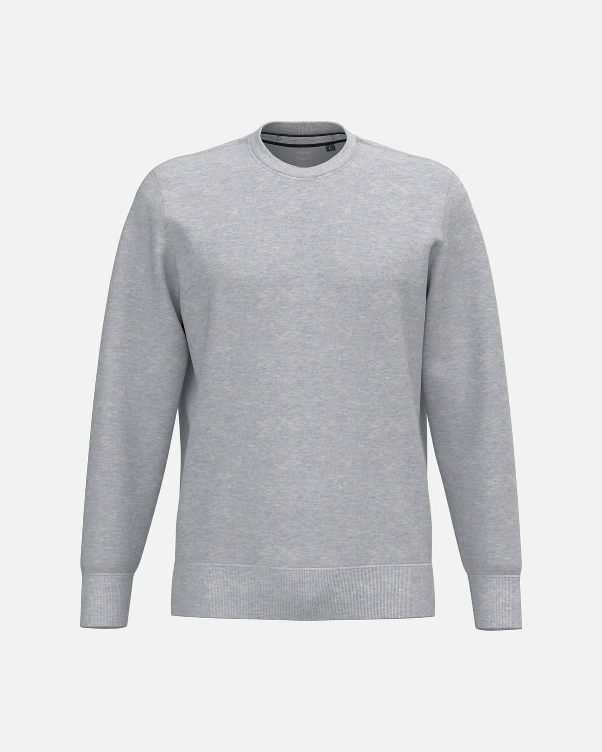 Klassisches Herren Sweatshirt Ash Heather von VIVID