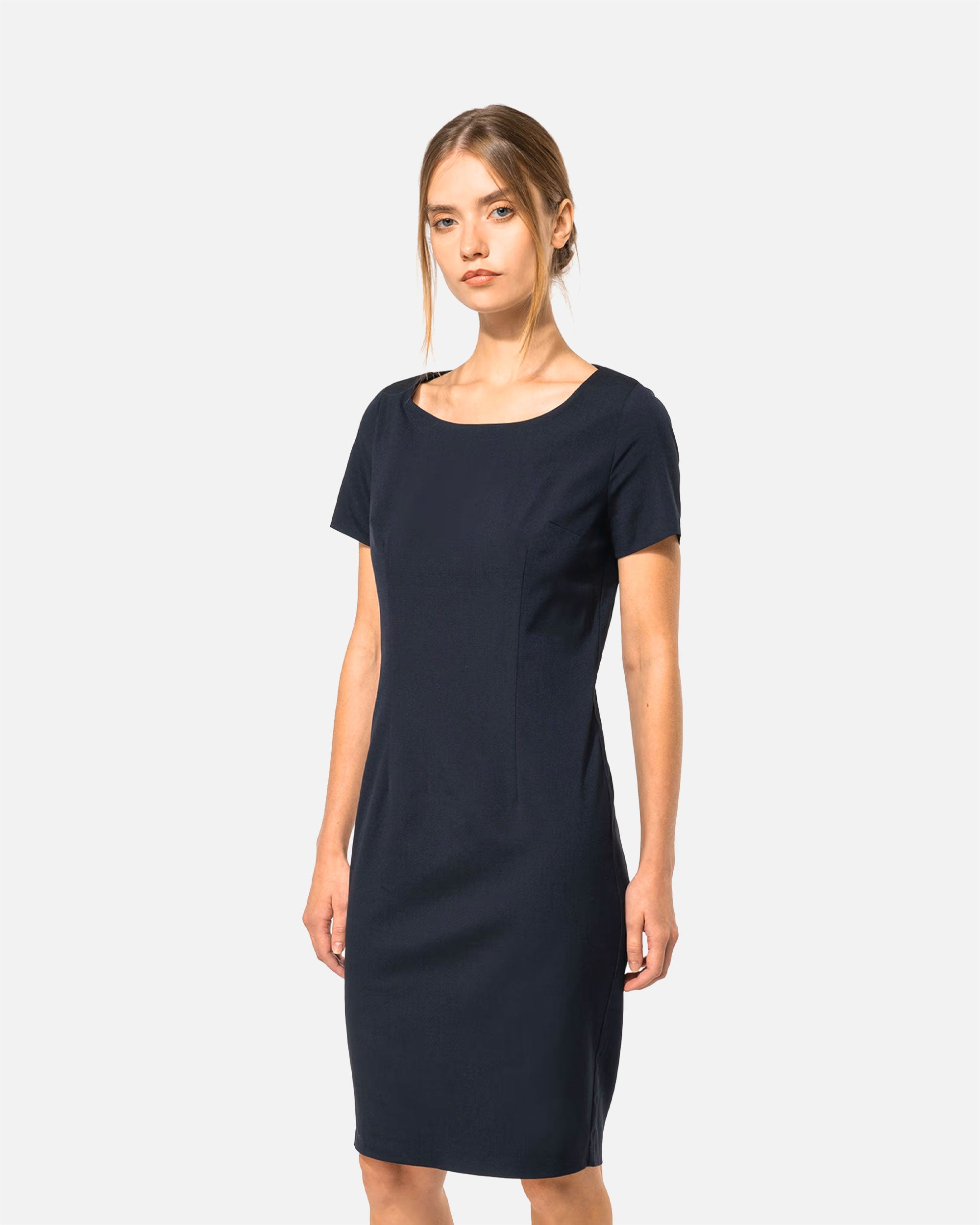 Modernes Damen Kleid Navy Blue von VIVID