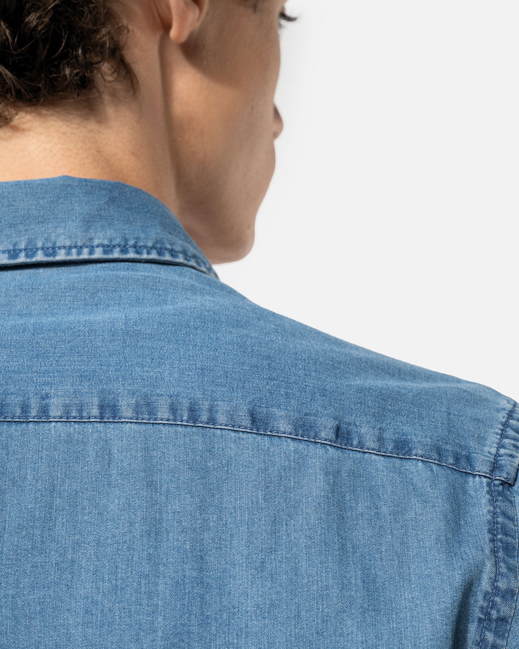 Herren Langarmhemd im Denim-Look von VIVID