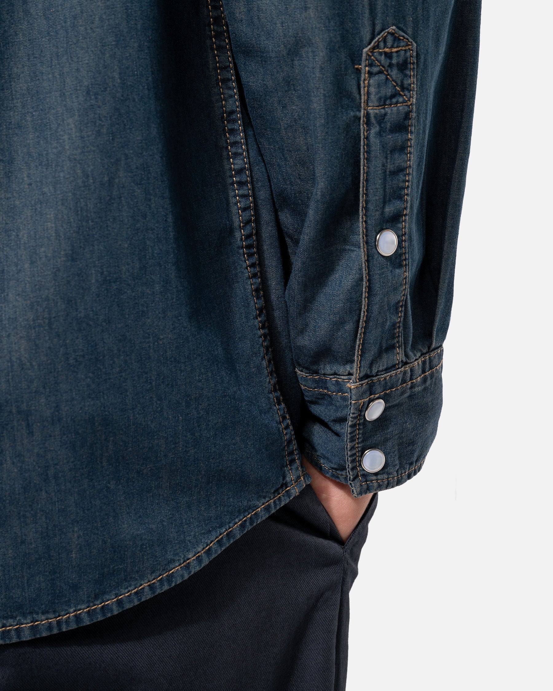 Herren Langarmhemd im Denim-Look 2.0 von VIVID
