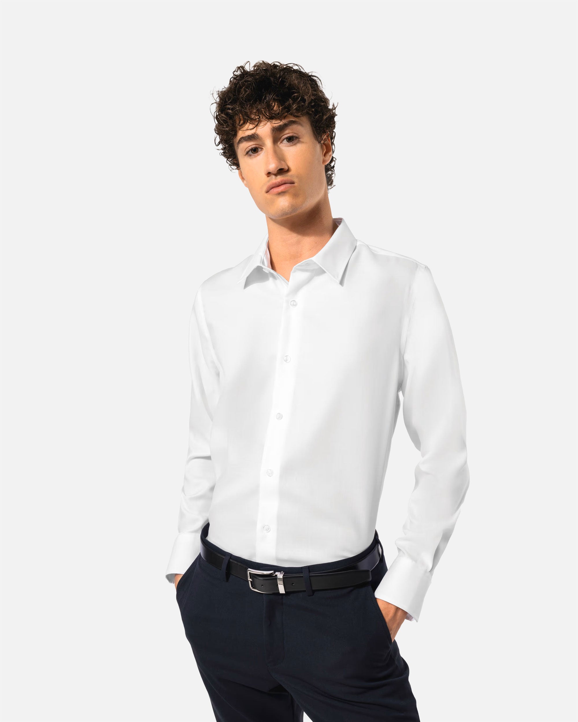 Bügelfreies Herren Langarmhemd 2.0