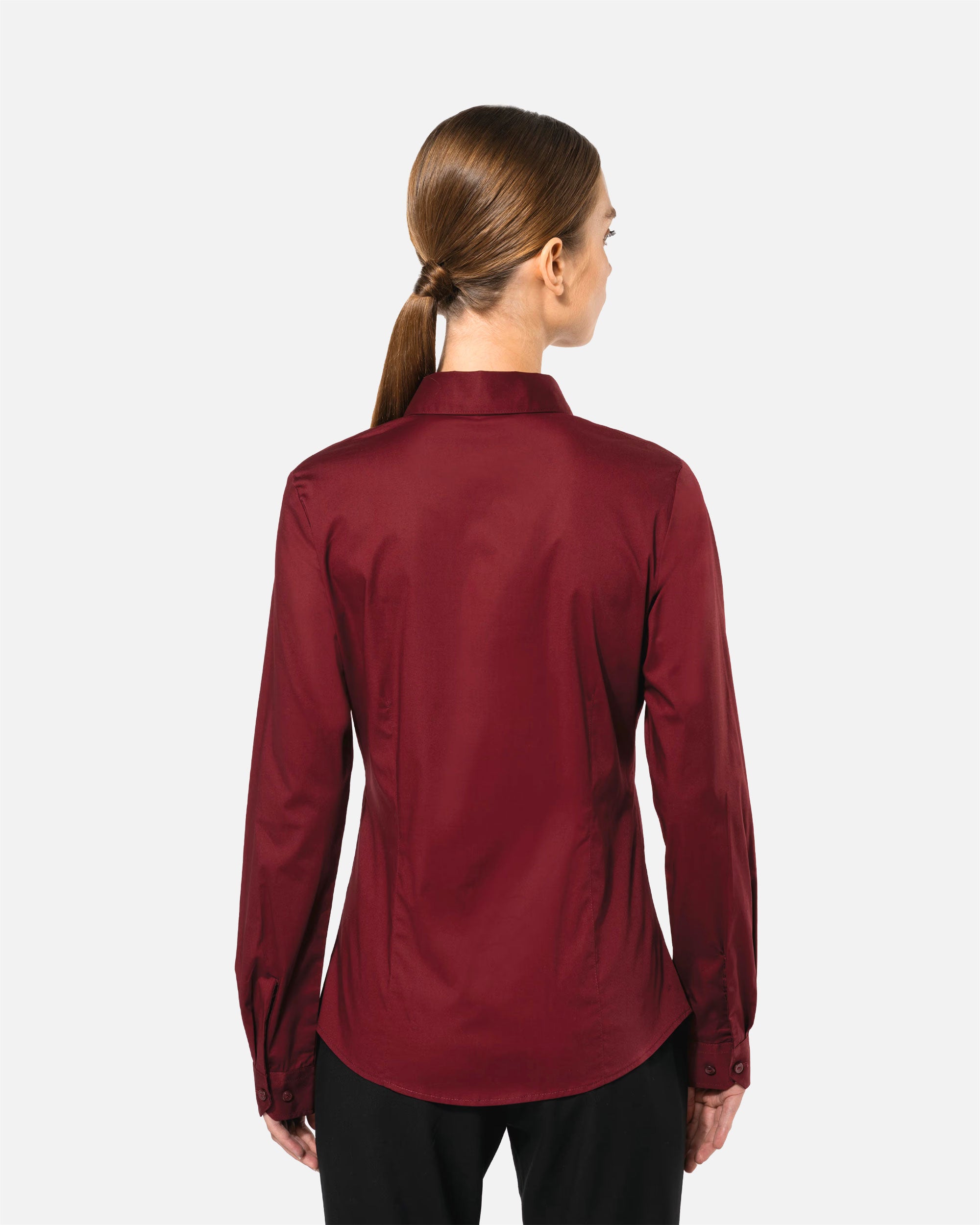 Damen Langarm Stretchbluse von VIVID