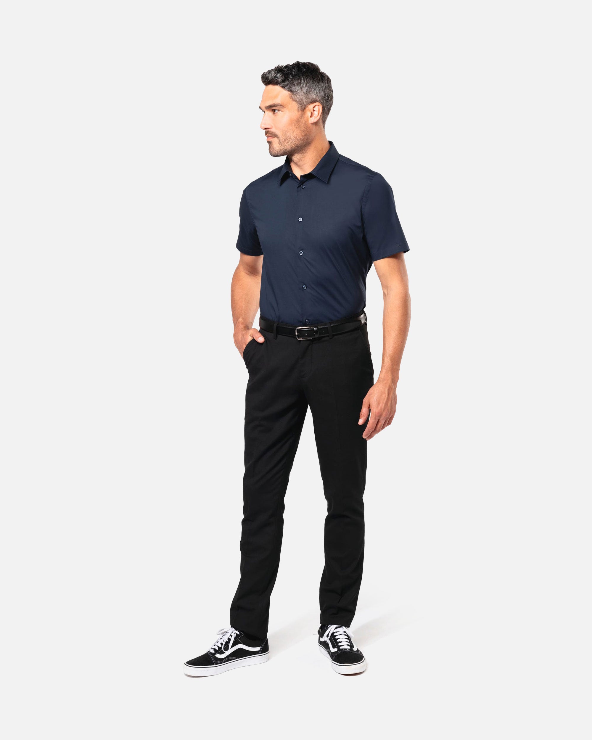 Herren Stretch Kurzarmhemd von VIVID
