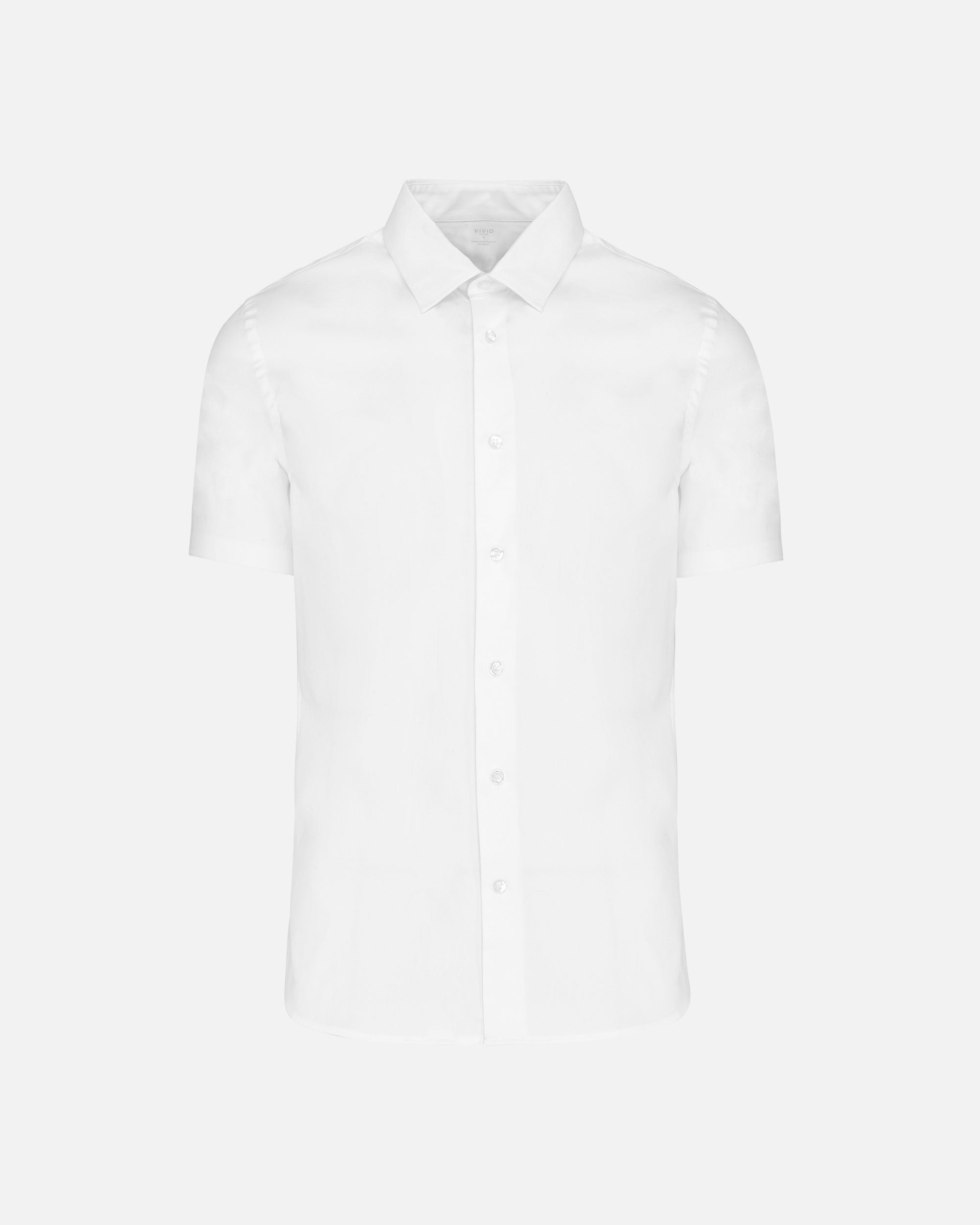 Herren Stretch Kurzarmhemd White von VIVID