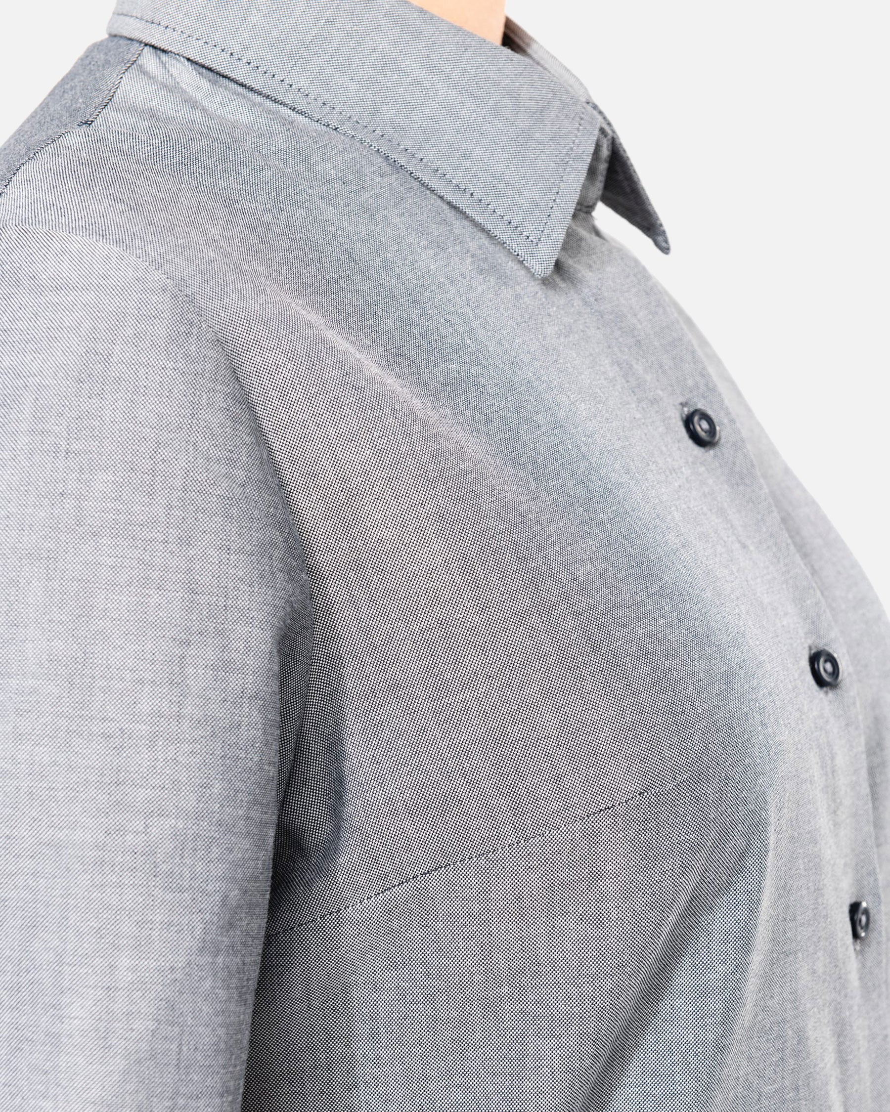 Damen Oxford Kurzarmbluse