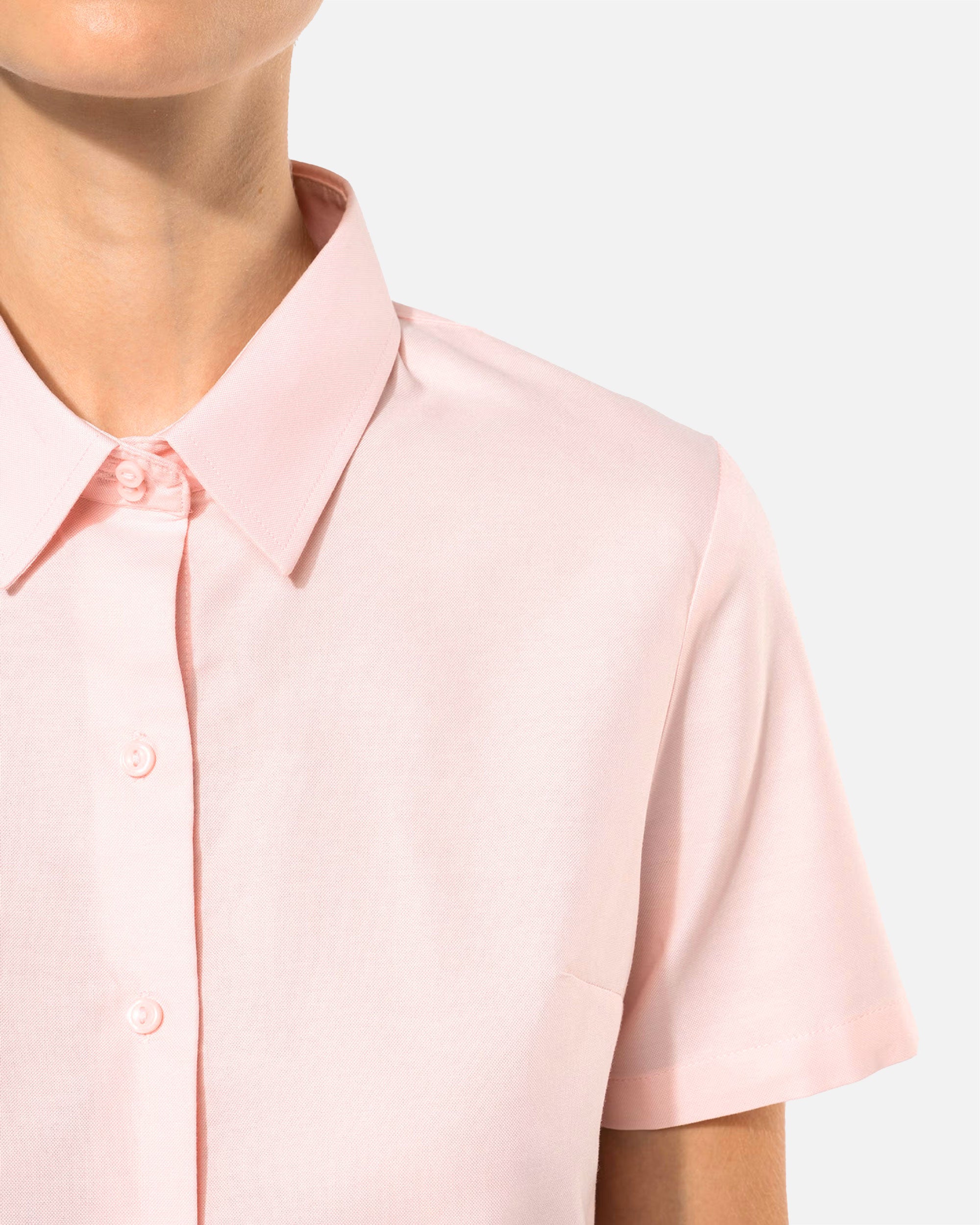 Damen Oxford Kurzarmbluse von VIVID