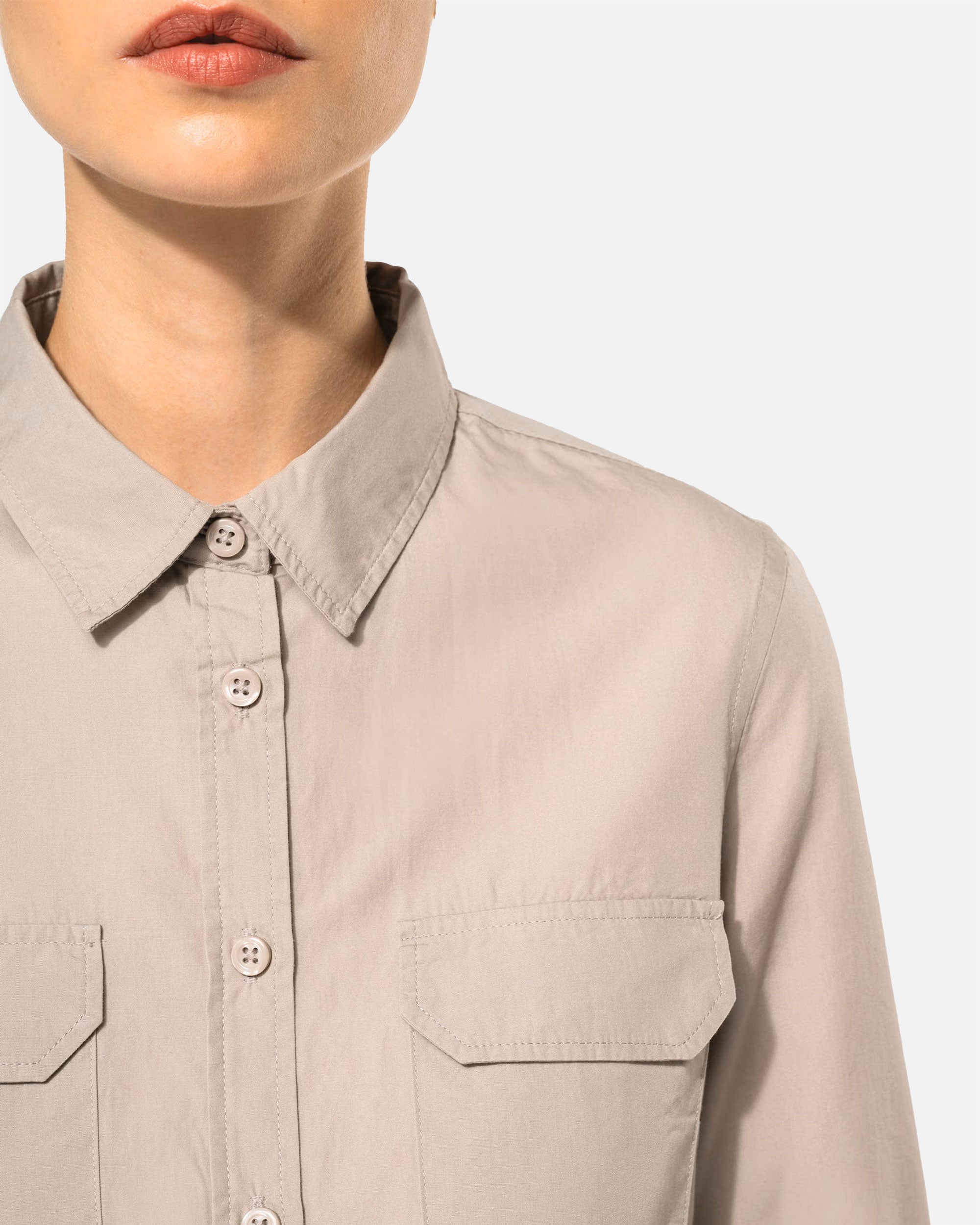 Damen Safari Langarmhemd von VIVID