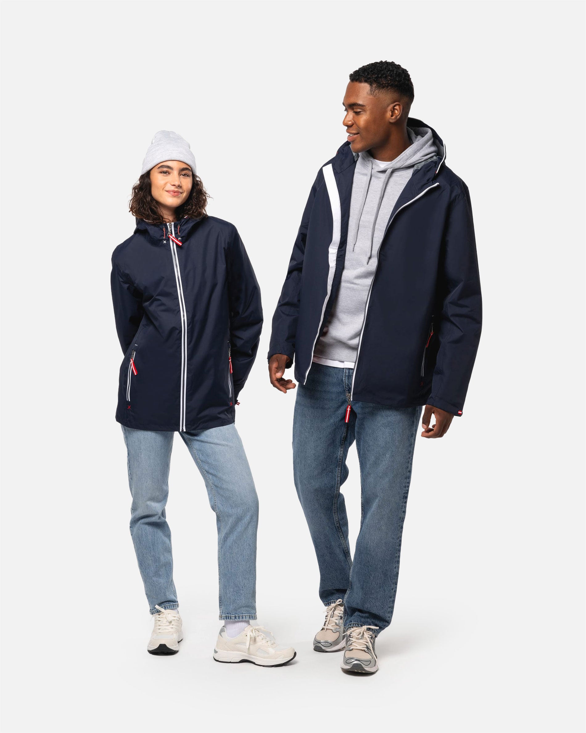 Wasserdichte Unisex Jacke mit Kapuze 2.0 von VIVID