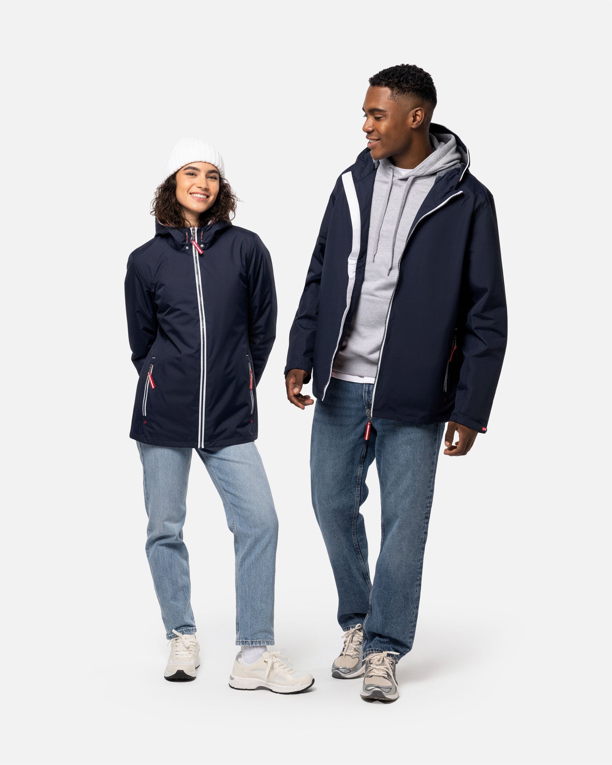 Wasserdichte Unisex Jacke mit Kapuze 2.0 von VIVID