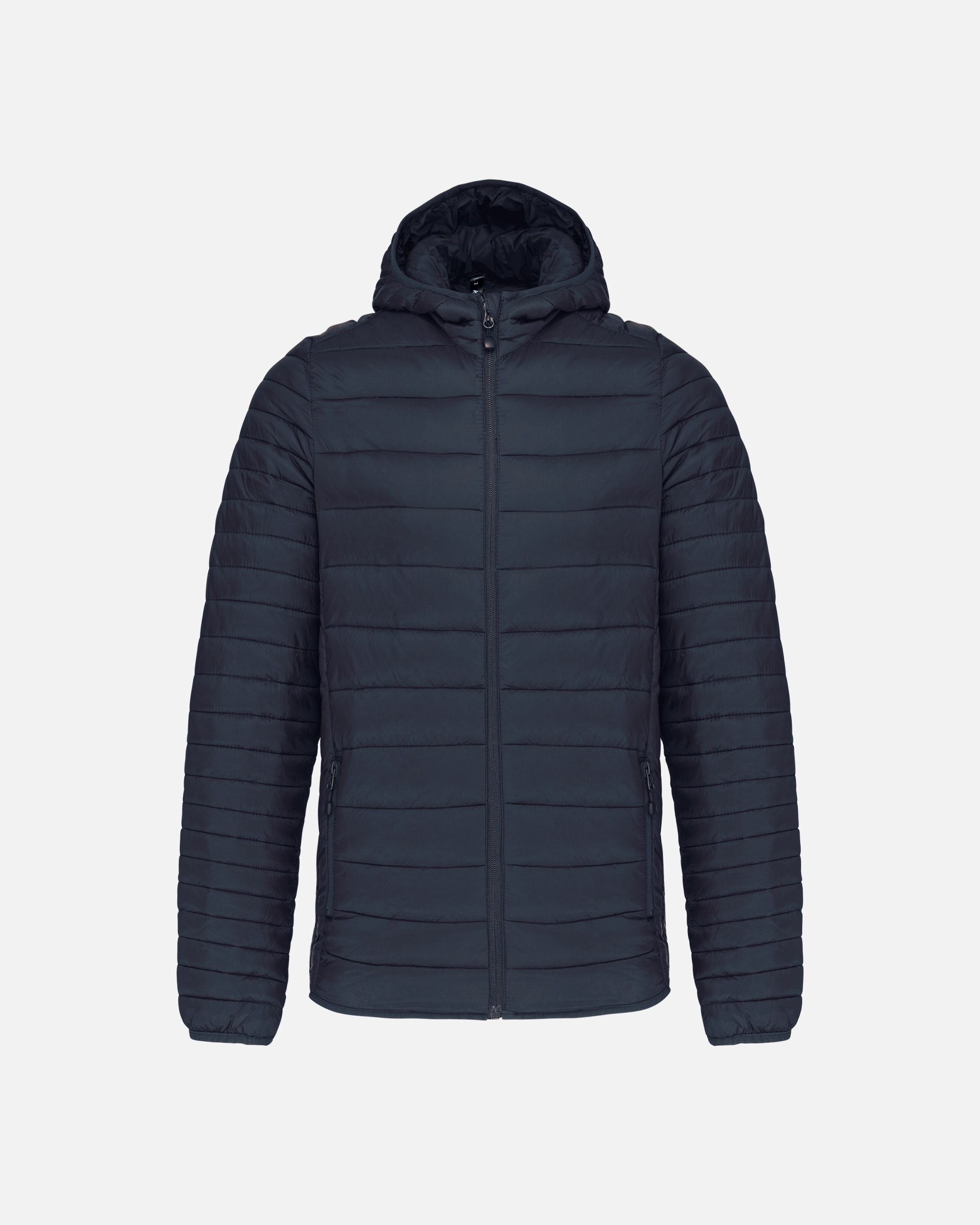 Leichte Herren Steppjacke mit Kapuze Navy Blue von VIVID
