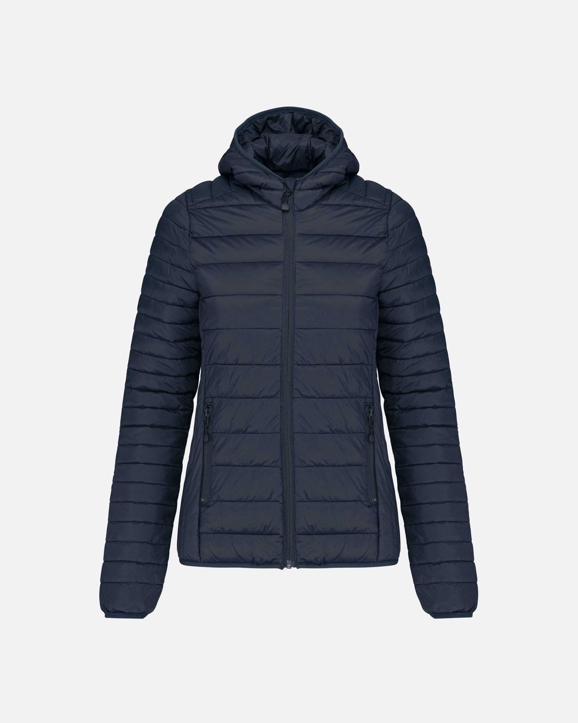 Leichte Damen Steppjacke mit Kapuze Navy Blue von VIVID