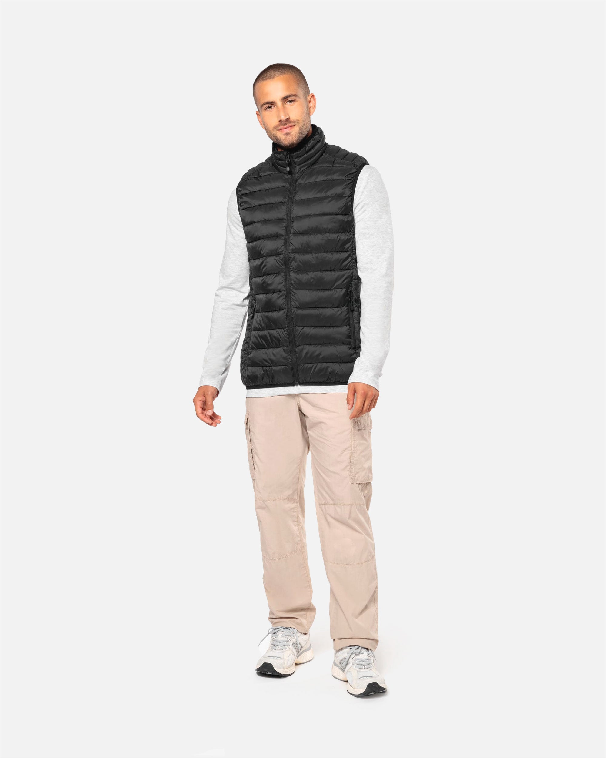 Leichte Herren Steppweste Black von VIVID