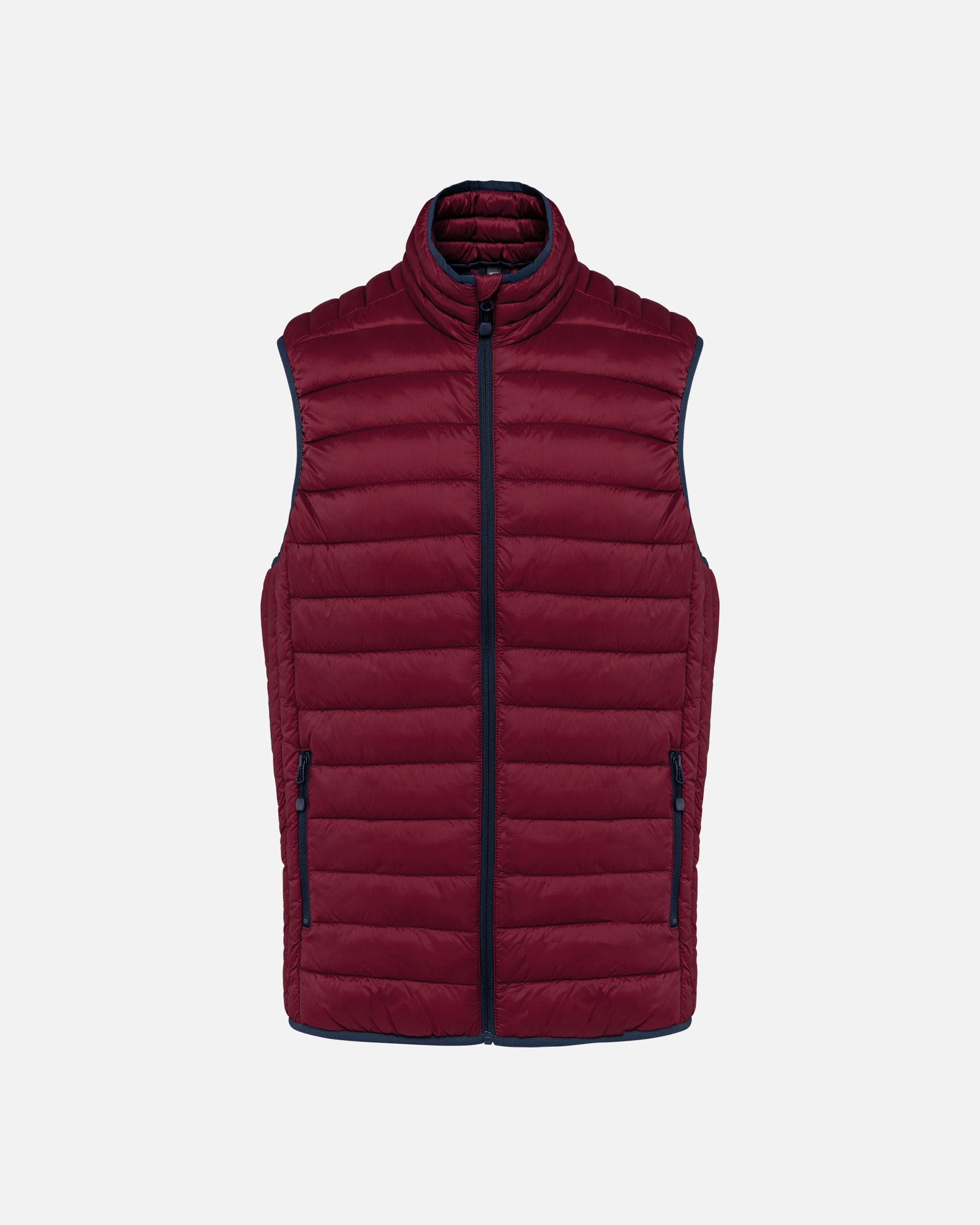 Leichte Herren Steppweste Burgundy von VIVID