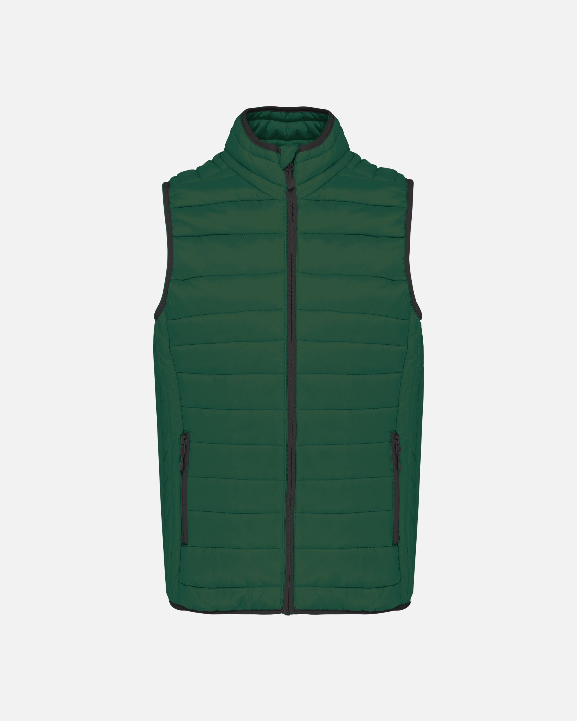 Leichte Herren Steppweste Forest Green von VIVID