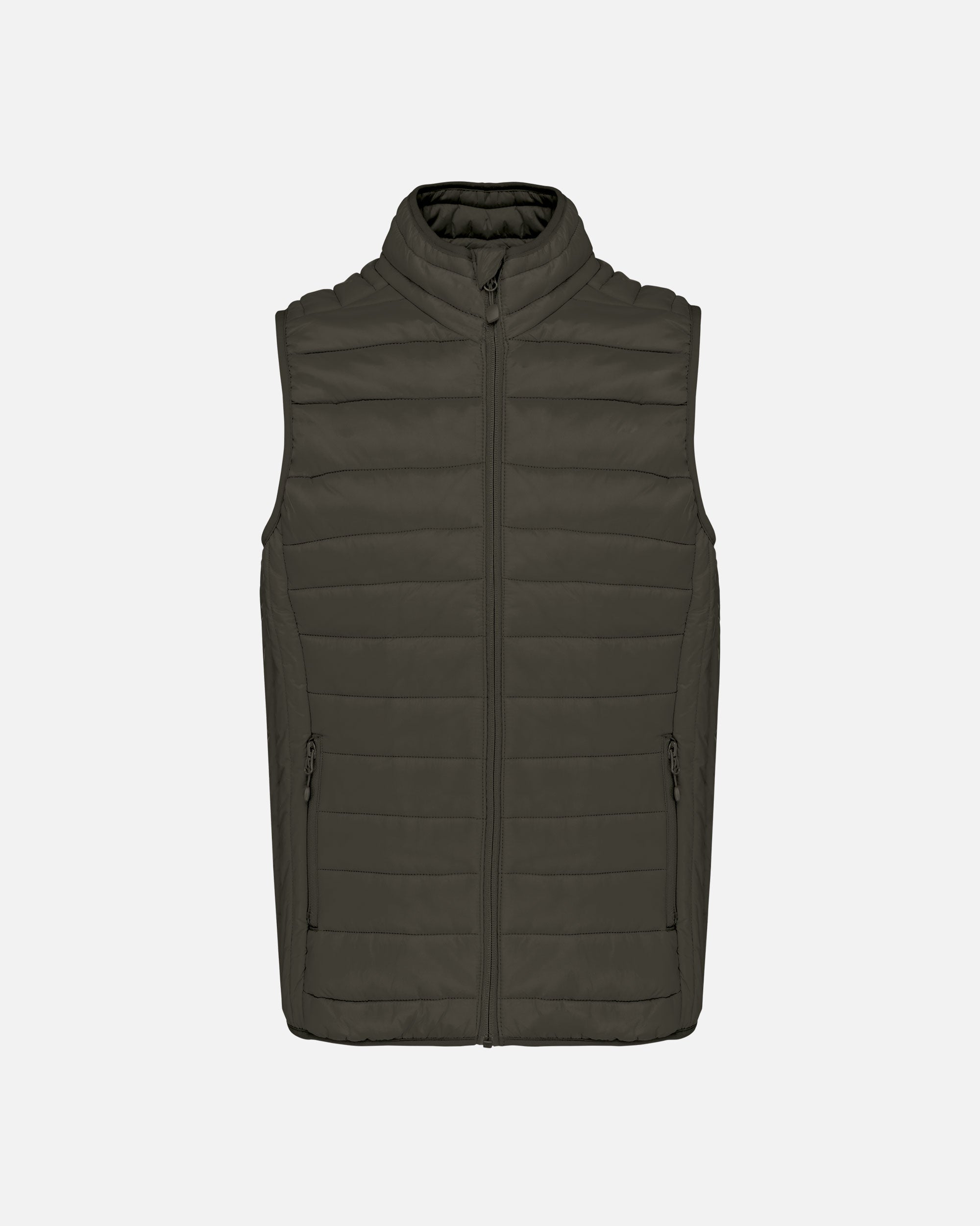 Leichte Herren Steppweste Khaki von VIVID