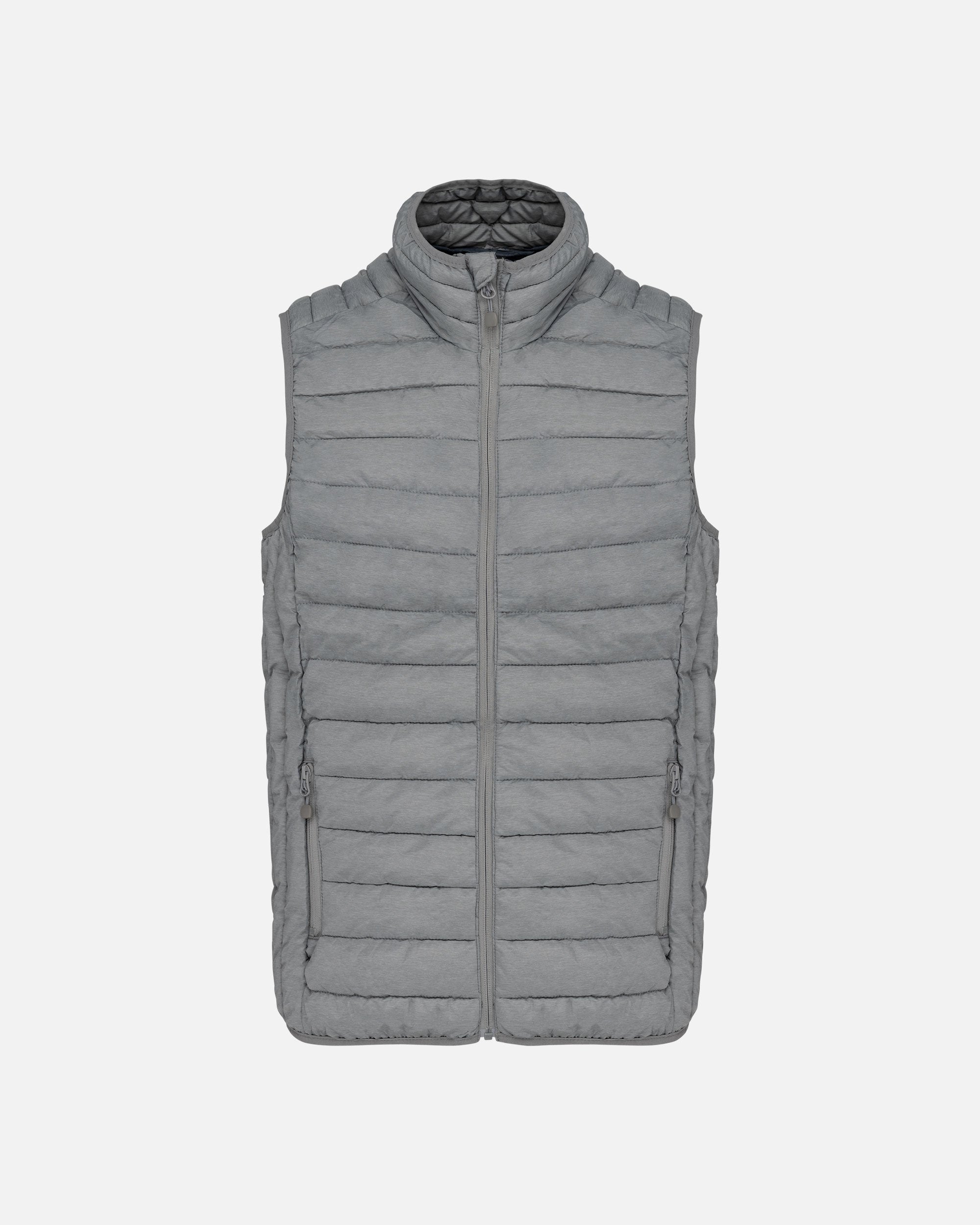 Leichte Herren Steppweste Silver Melange von VIVID