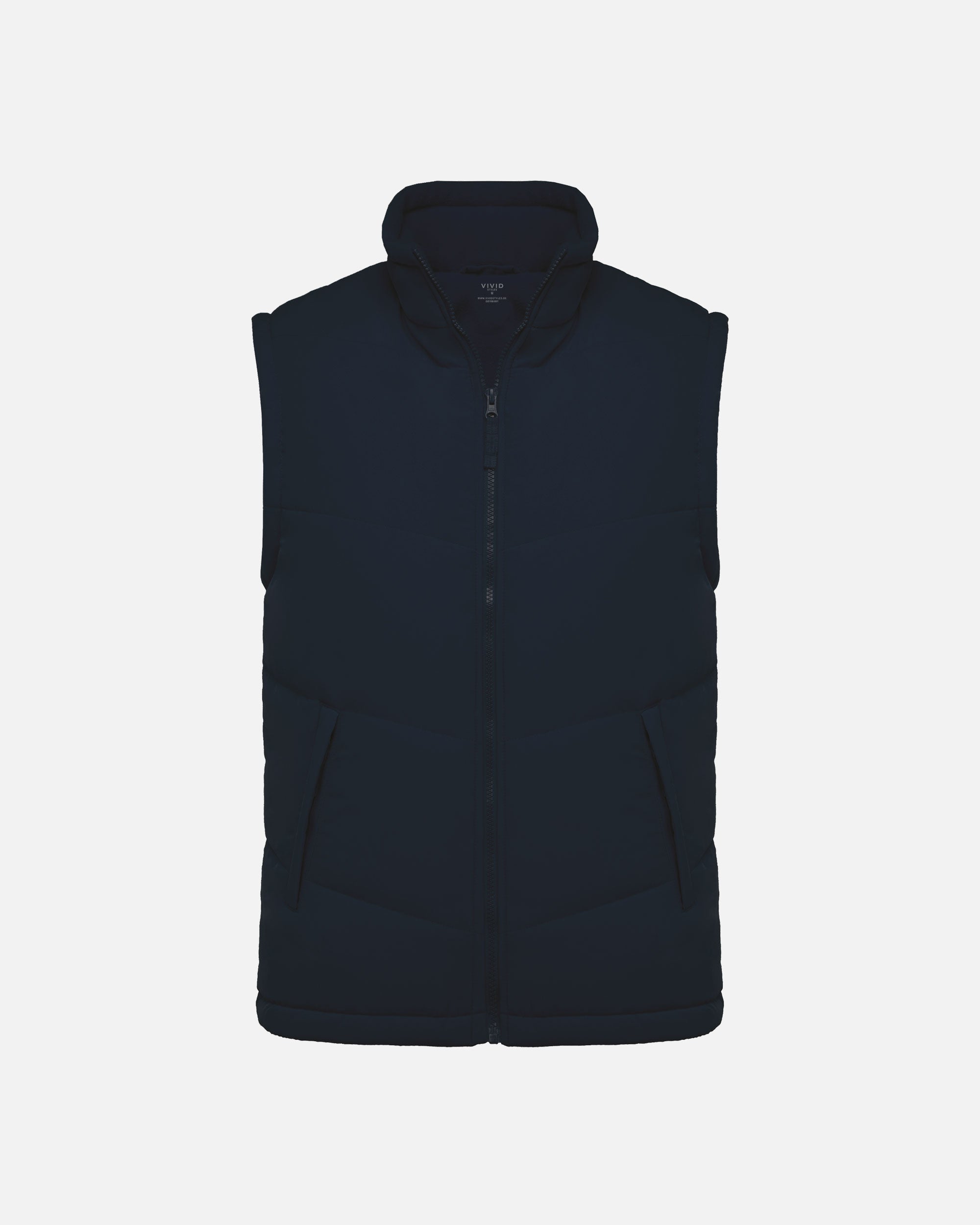 Unisex Fleece Weste Navy Blue von VIVID