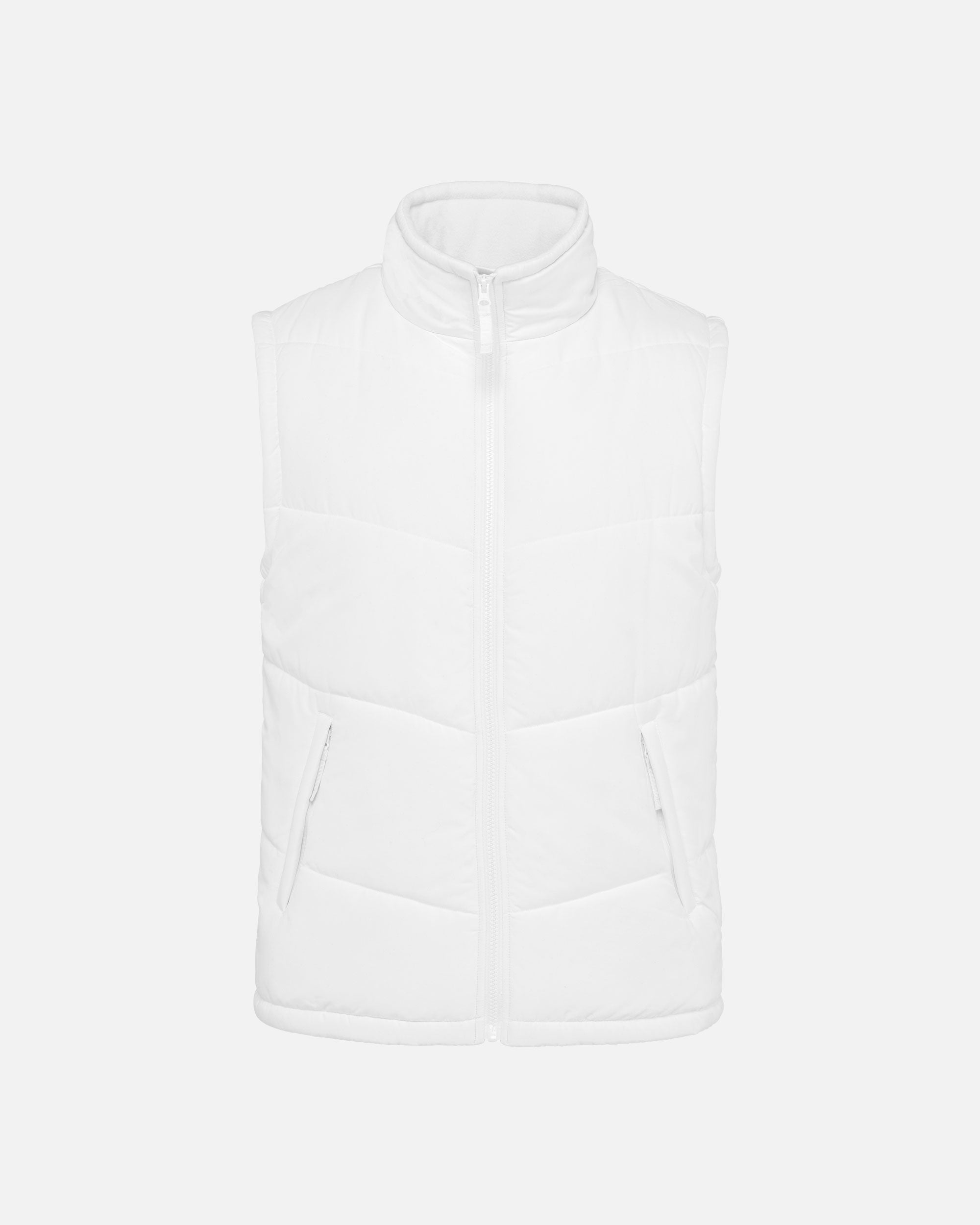 Unisex Fleece Weste White von VIVID