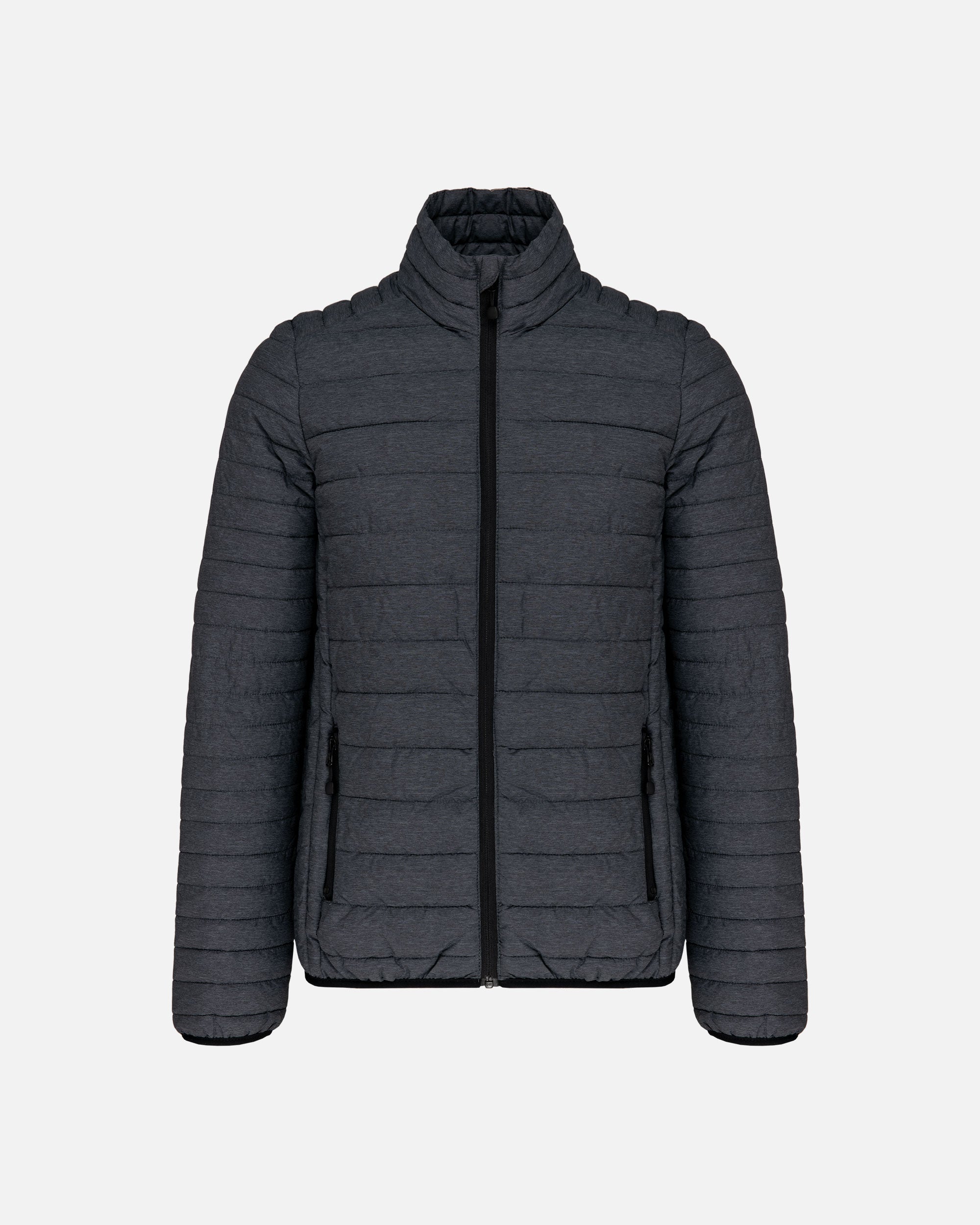 Leichte Herren Steppjacke Charcoal Melange von VIVID