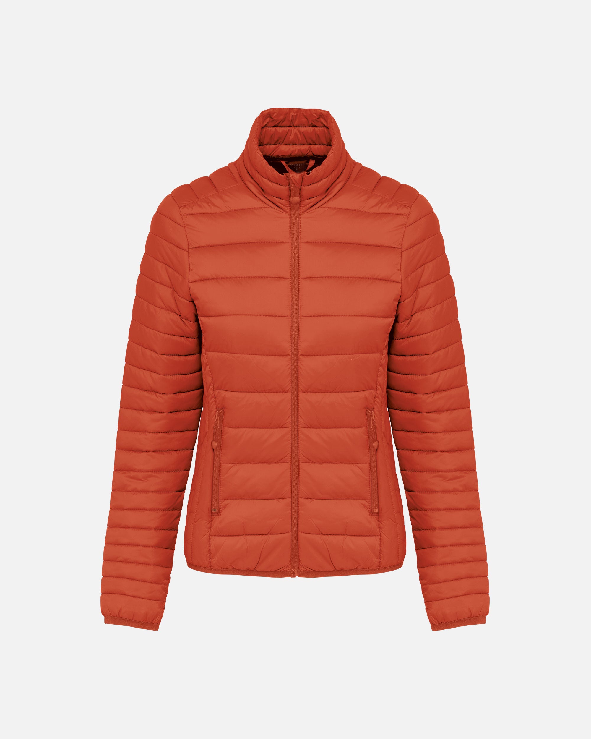 Leichte Damen Steppjacke Burnt Orange von VIVID