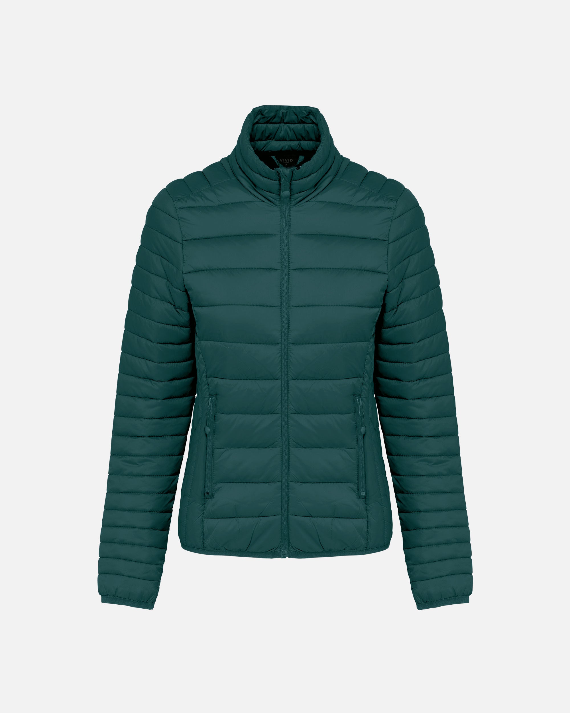 Leichte Damen Steppjacke Mineral Green von VIVID