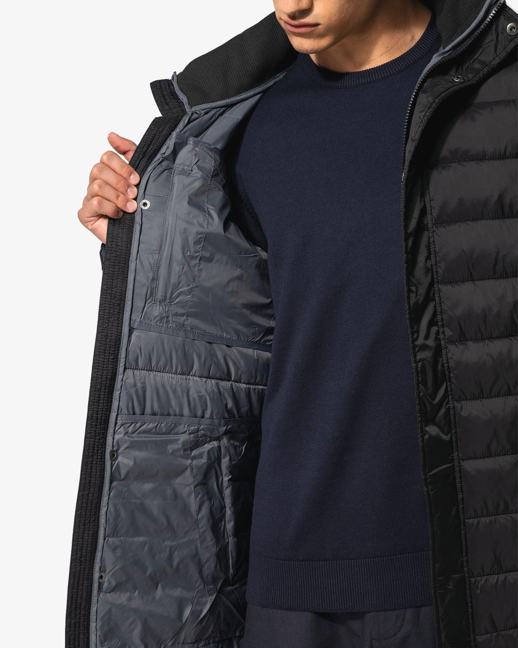 Leichte Herren Parka Jacke mit Kapuze von VIVID