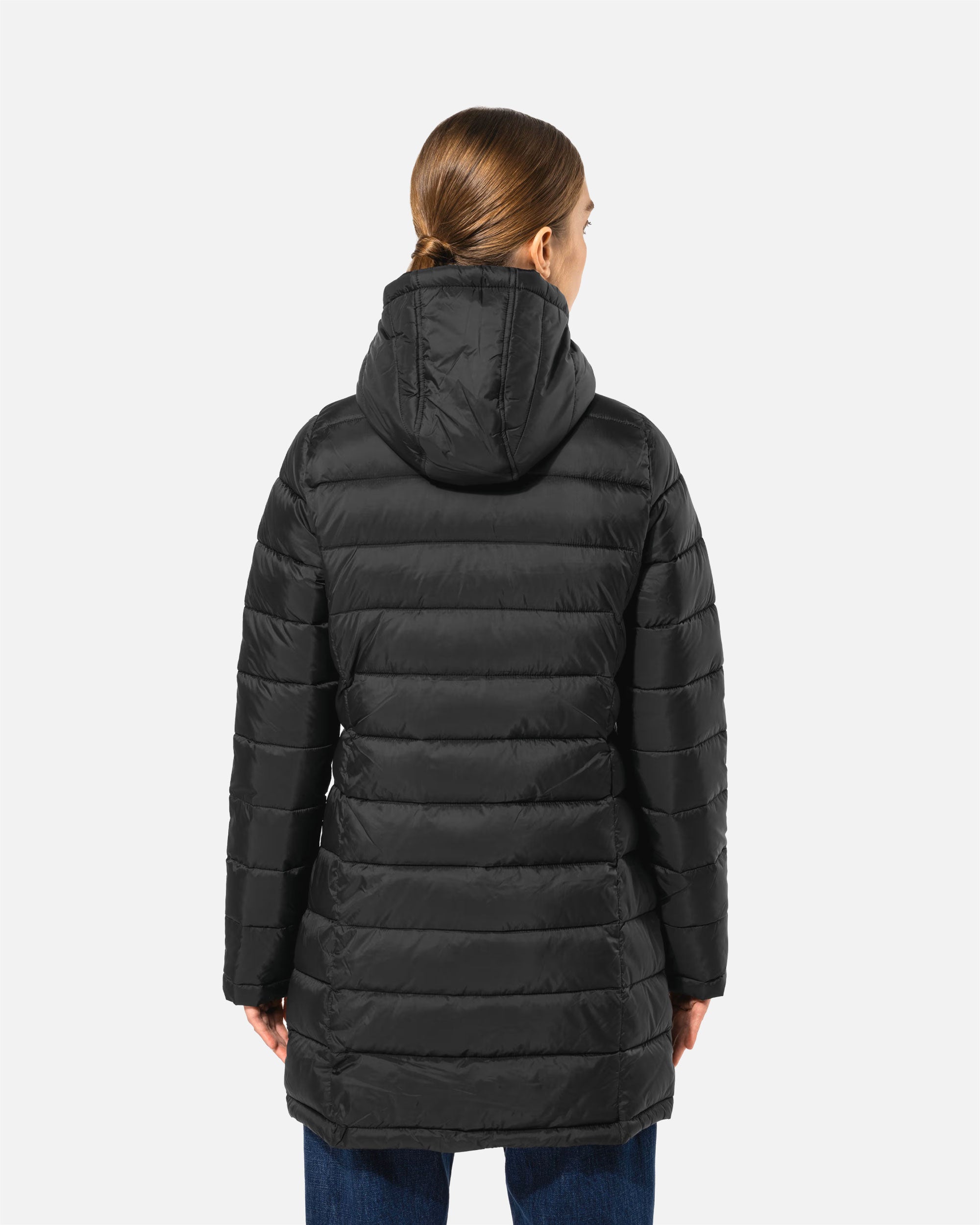 Leichte Damen Parka Jacke mit Kapuze von VIVID