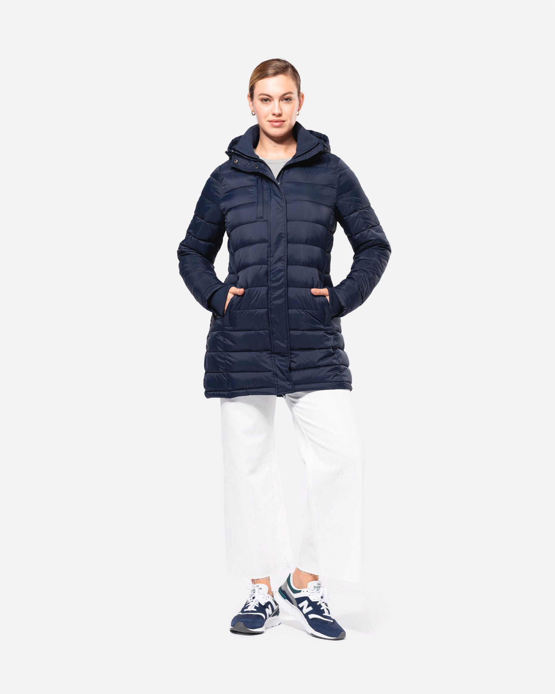 Leichte Damen Parka Jacke mit Kapuze von VIVID