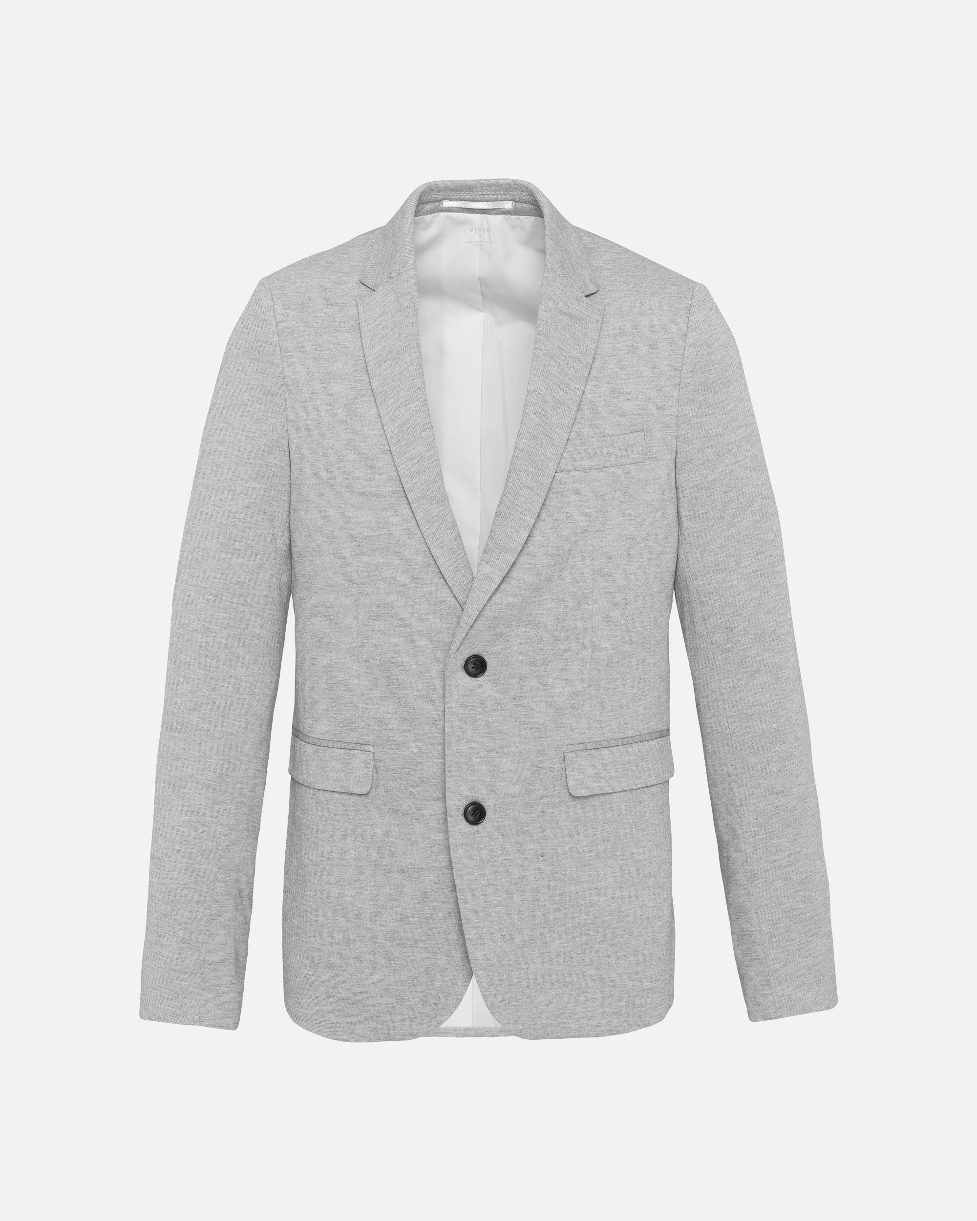 Herren Sakko aus Strick Grey Heather von VIVID