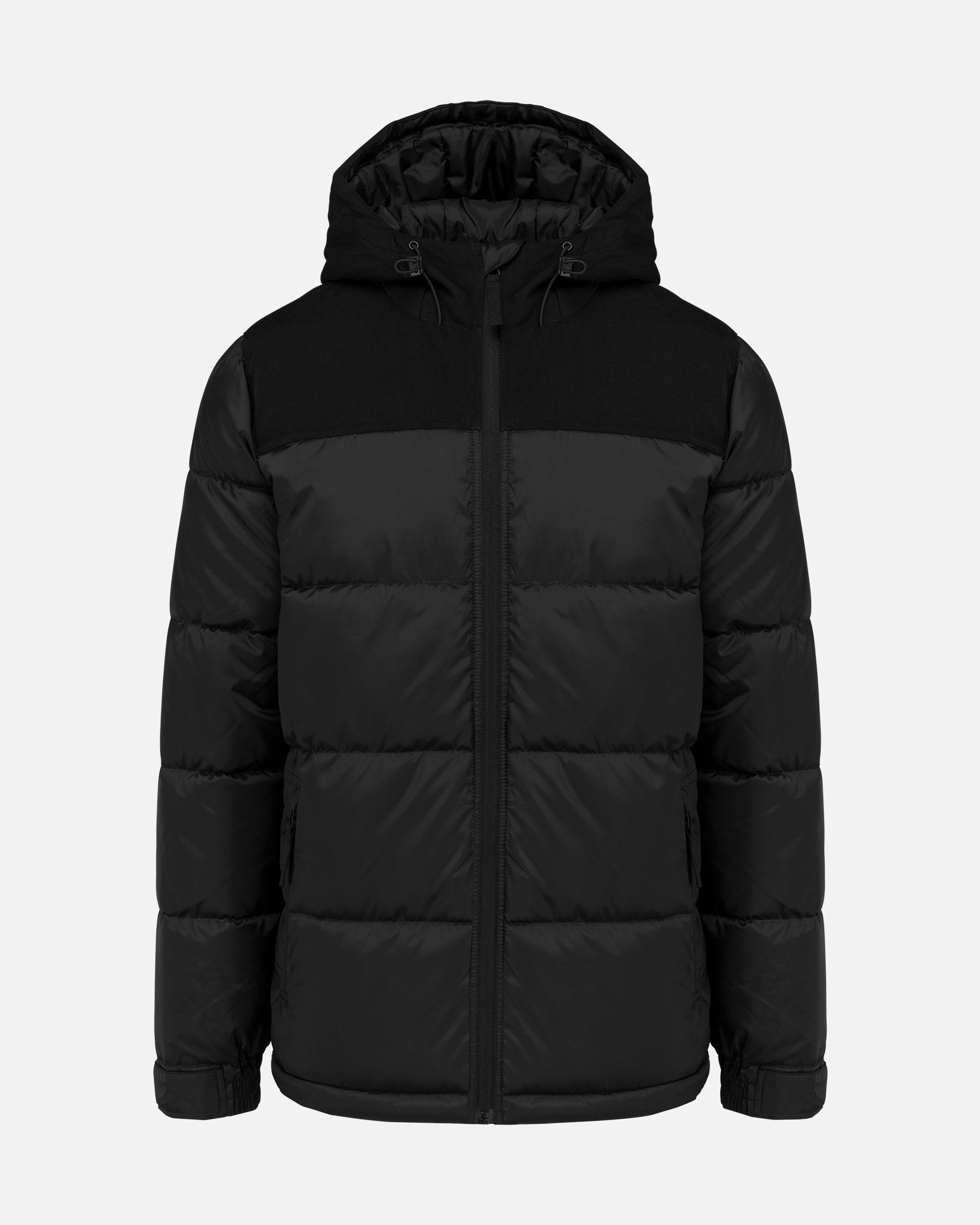 Unisex Steppparka Jacke mit Kapuze Black von VIVID