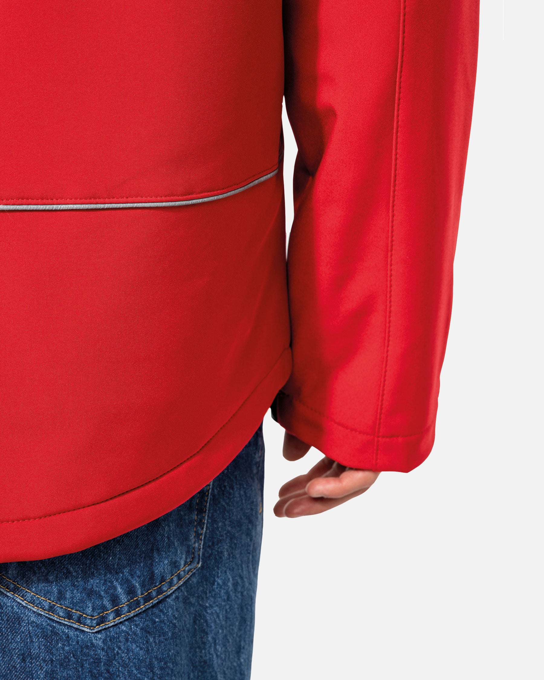 Herren Softshell Jacke 2.0 mit abnehmbarer Kapuze von VIVID