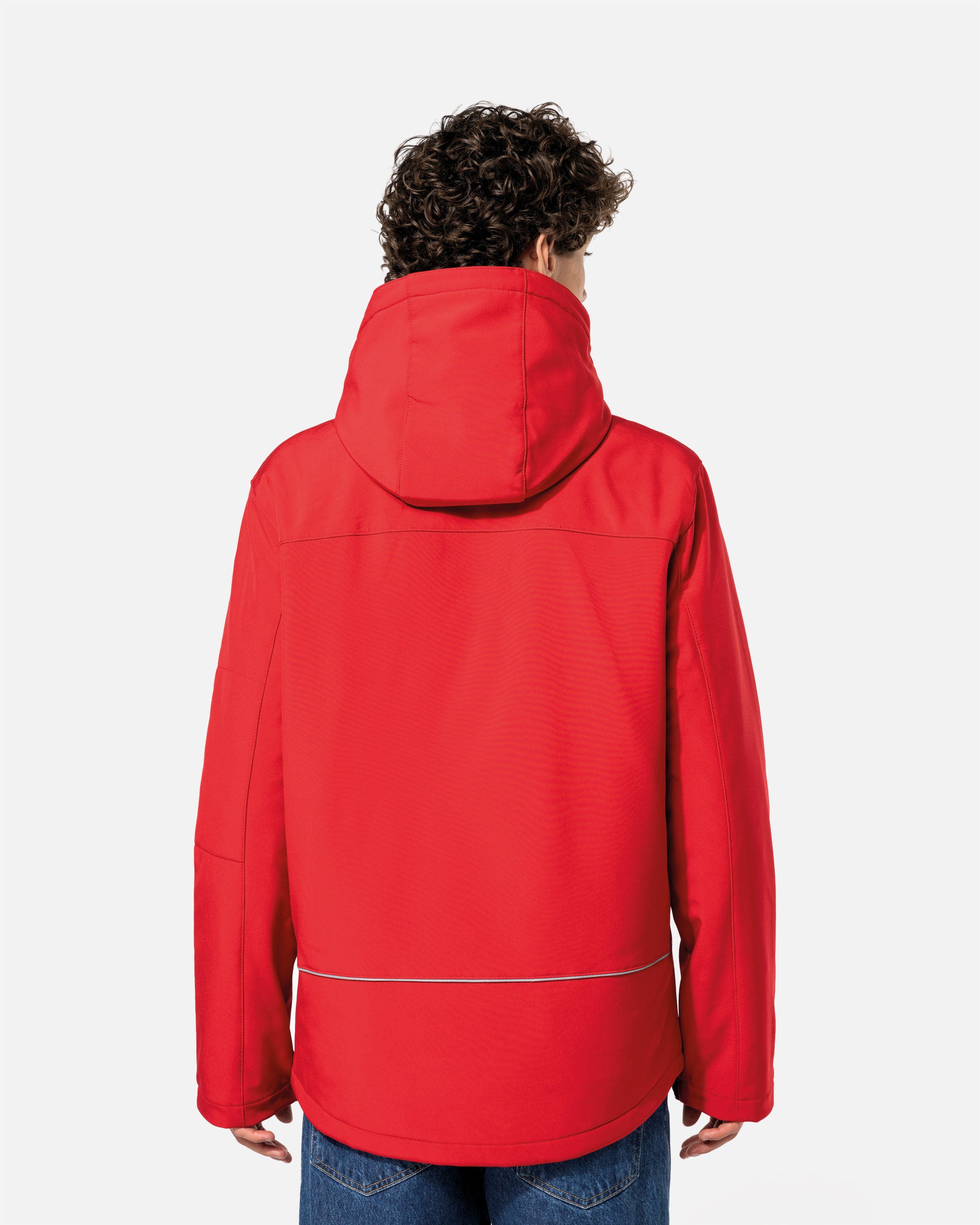 Herren Softshell Jacke 2.0 mit abnehmbarer Kapuze von VIVID