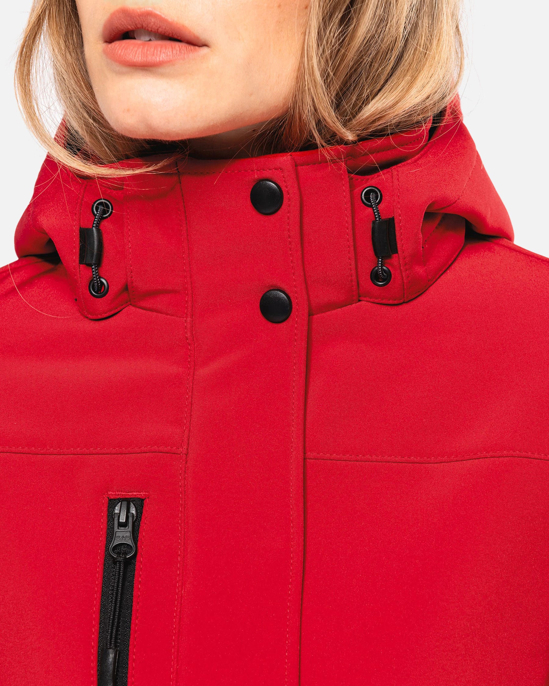 Damen Softshell Jacke 2.0 mit abnehmbarer Kapuze von VIVID
