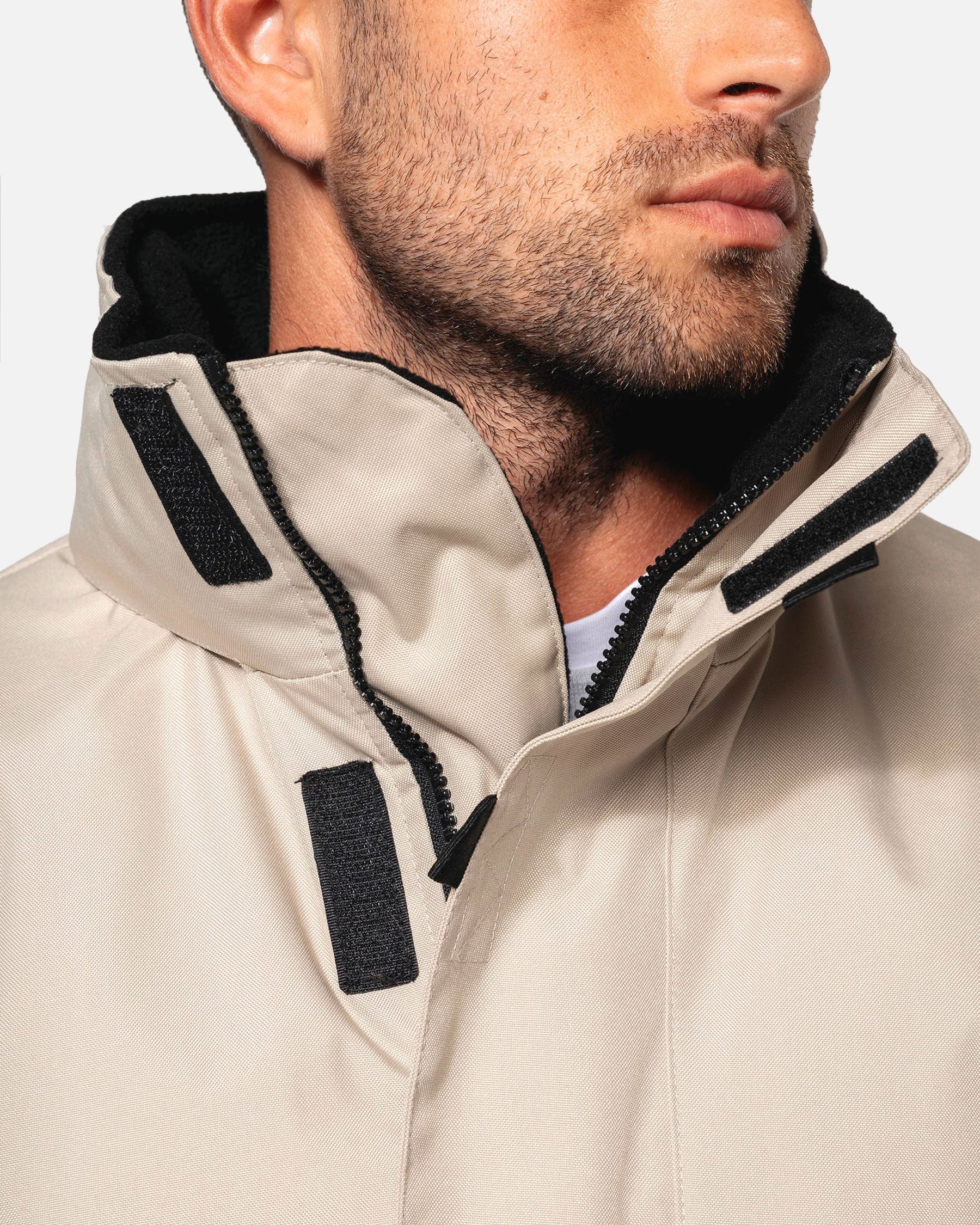 Herren Parka Jacke mit abnehmbarer Kapuze von VIVID