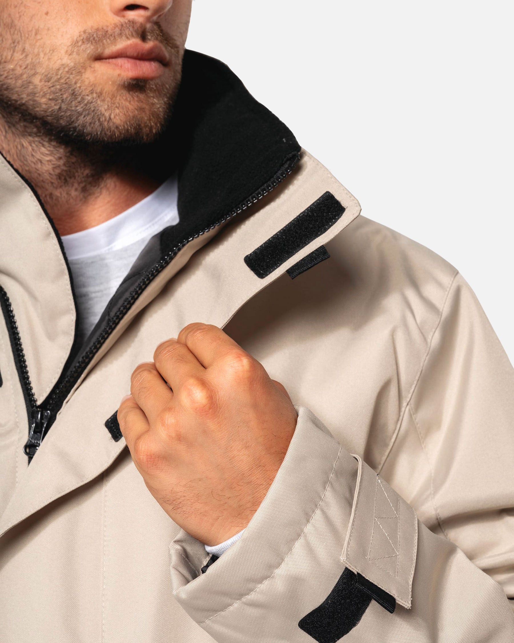 Herren Parka Jacke mit abnehmbarer Kapuze von VIVID