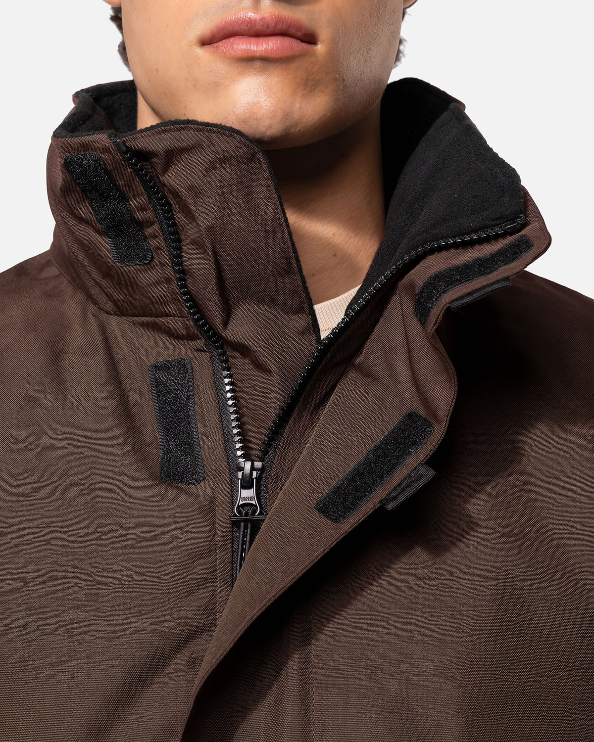 Herren Parka Jacke mit abnehmbarer Kapuze von VIVID