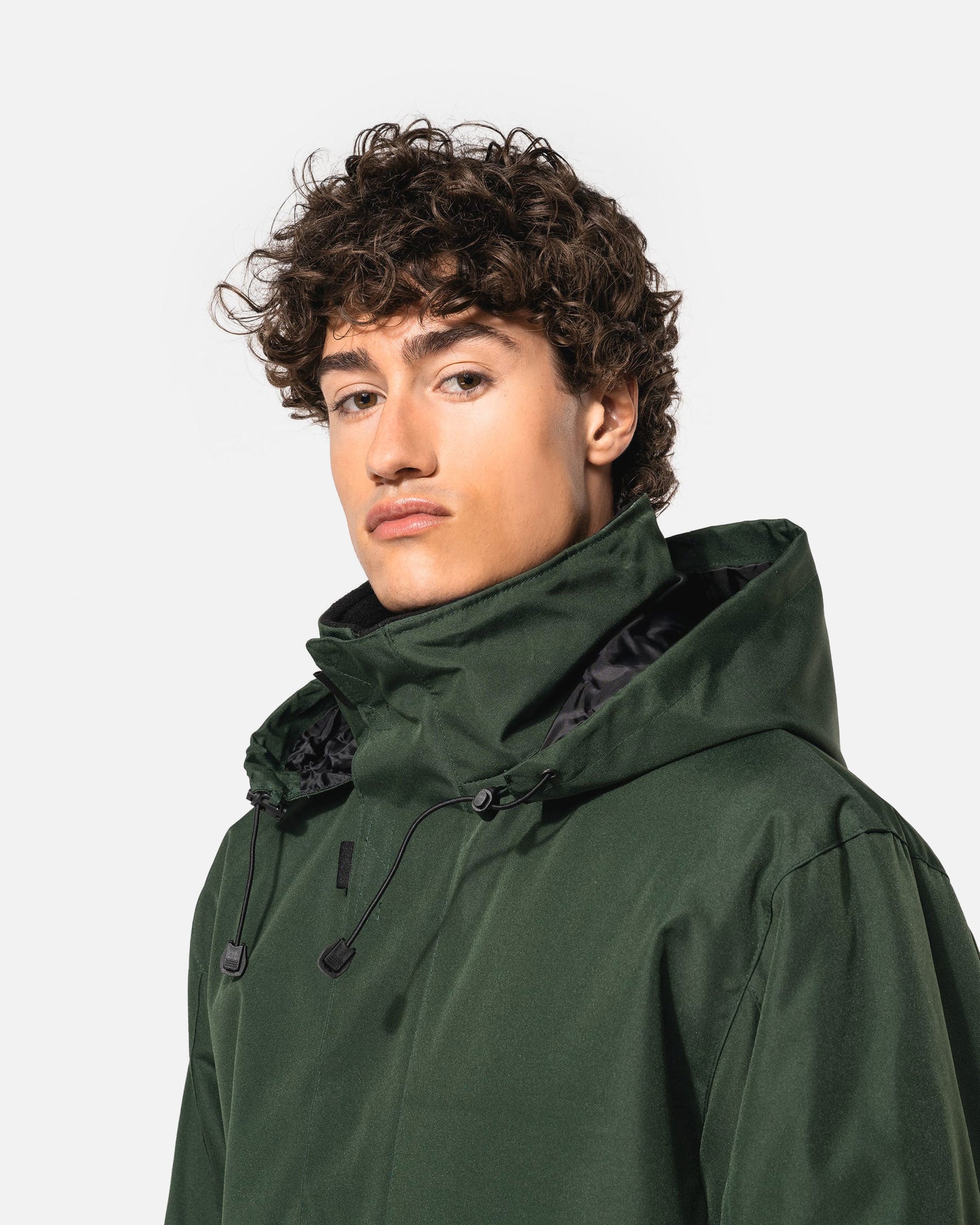 Herren Parka Jacke mit abnehmbarer Kapuze von VIVID