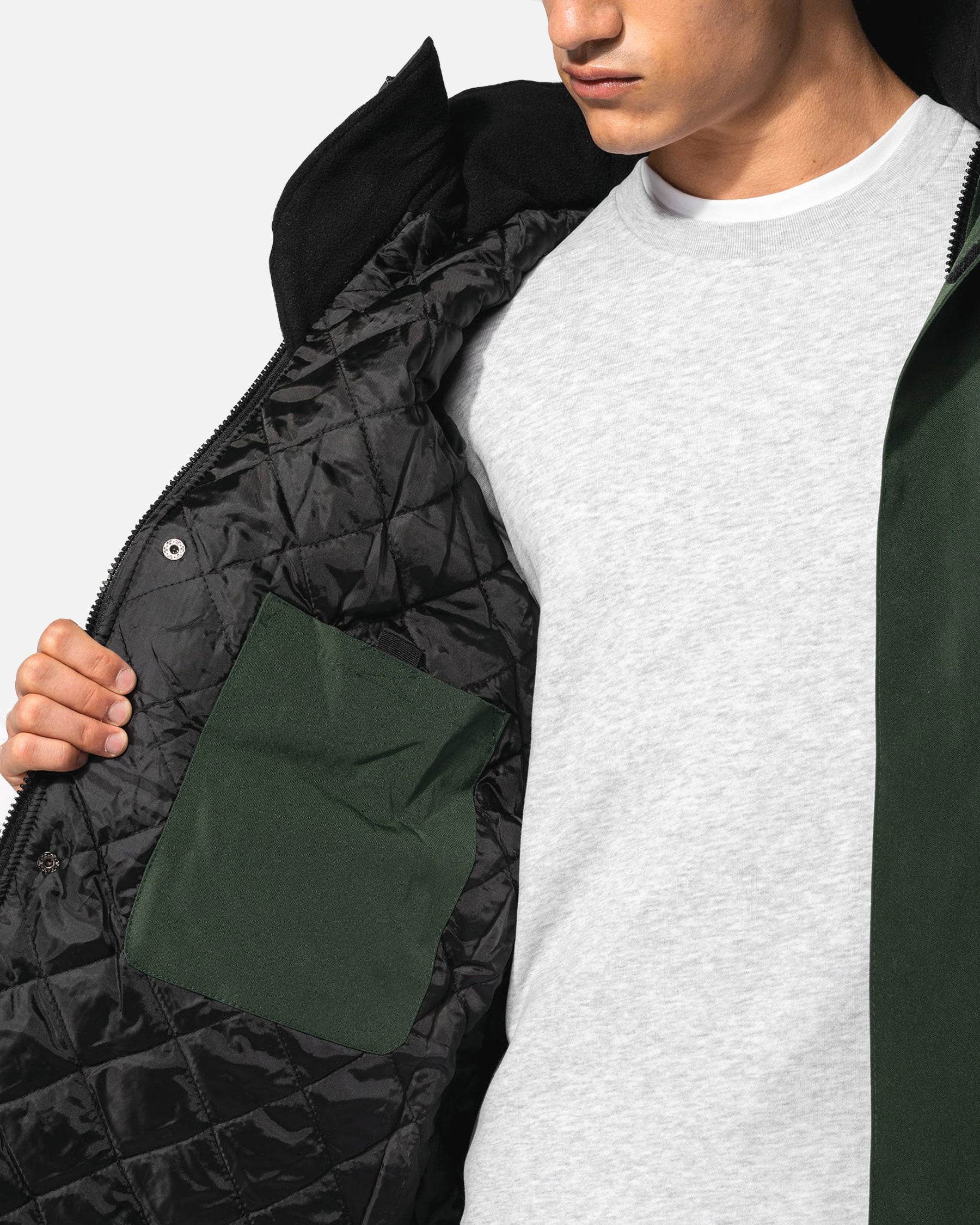 Herren Parka Jacke mit abnehmbarer Kapuze von VIVID
