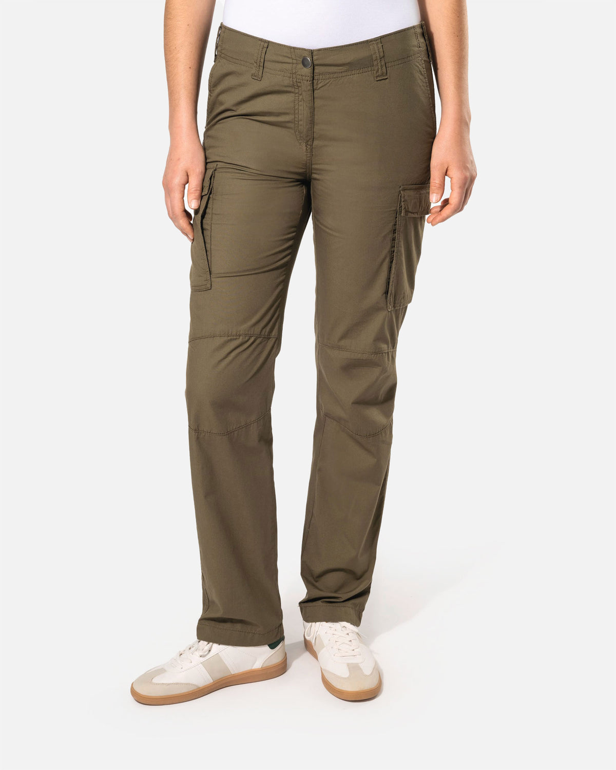 Leichte Damen Cargo Hose Khaki von VIVID