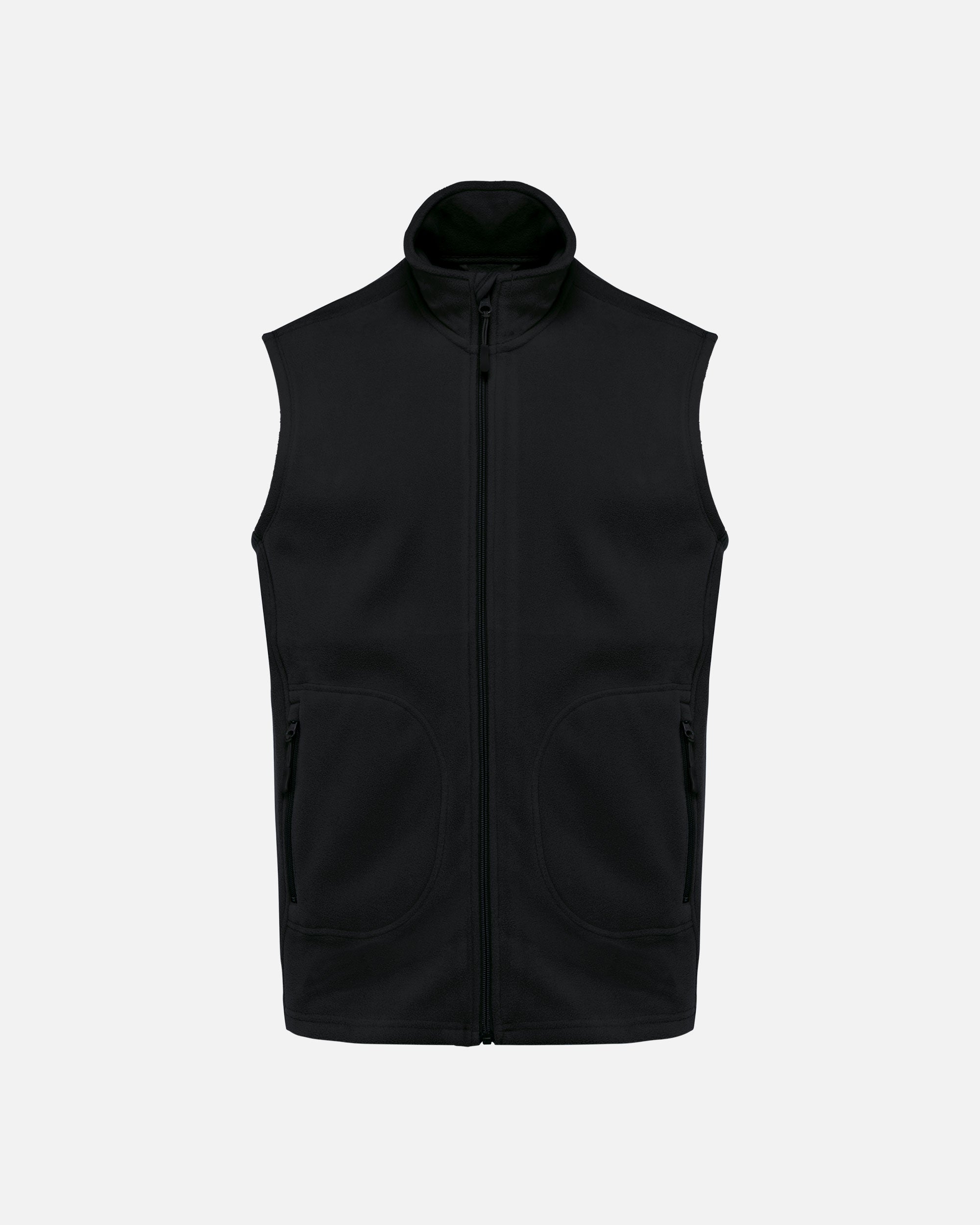 Unisex Mikrofleece Weste Black von VIVID