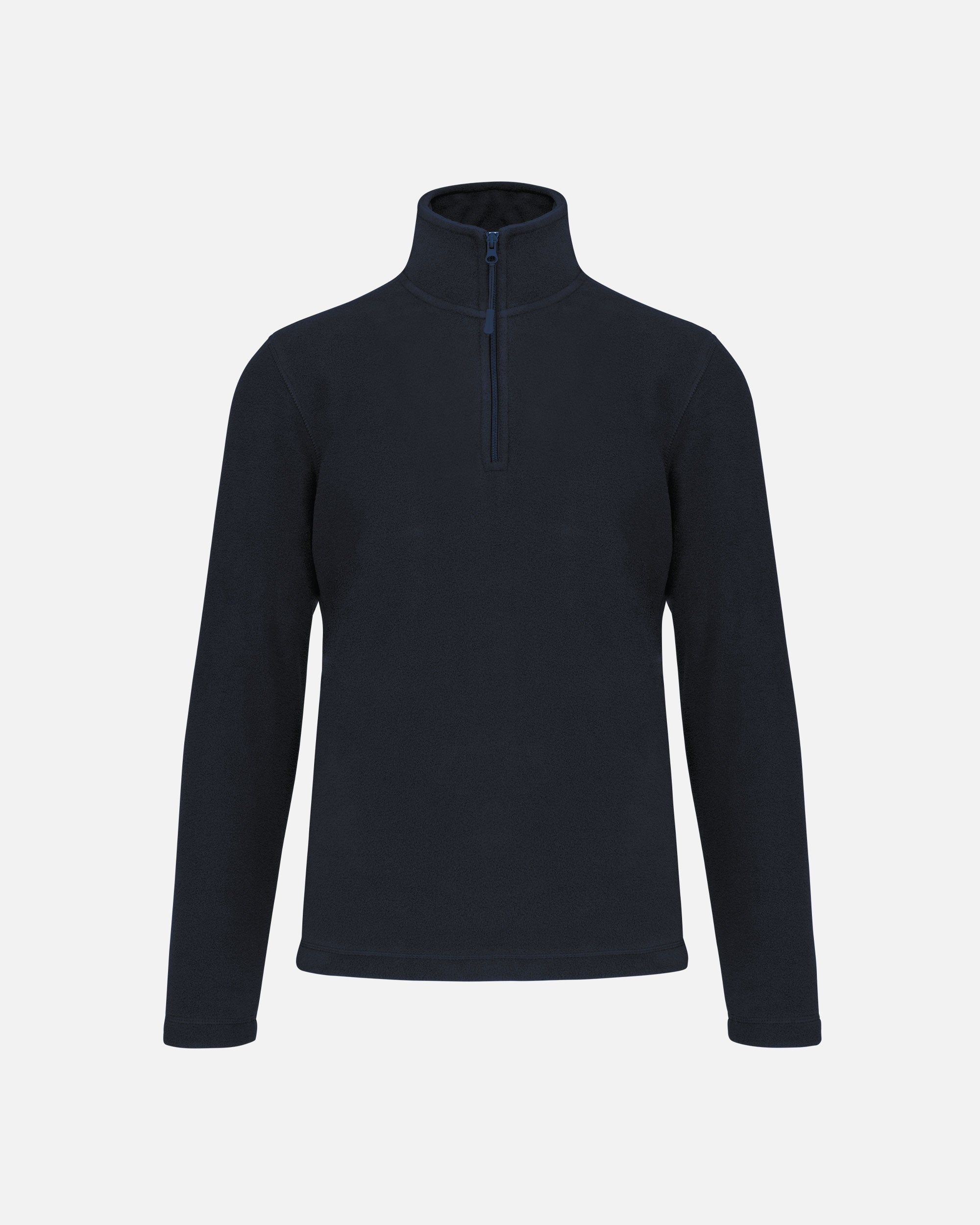 Herren Mikrofleece Pullover mit 1/4-Reißverschluss Navy Blue von VIVID