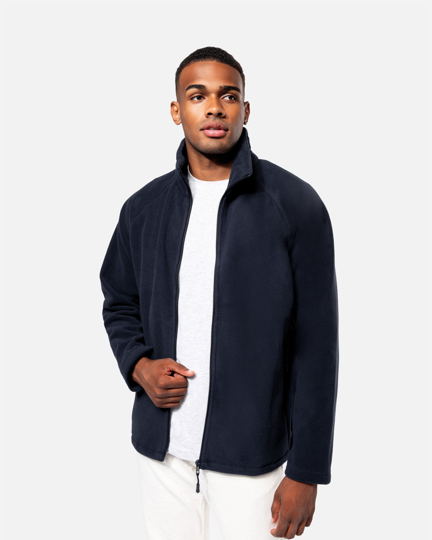 Herren Mikrofleece Raglan Jacke