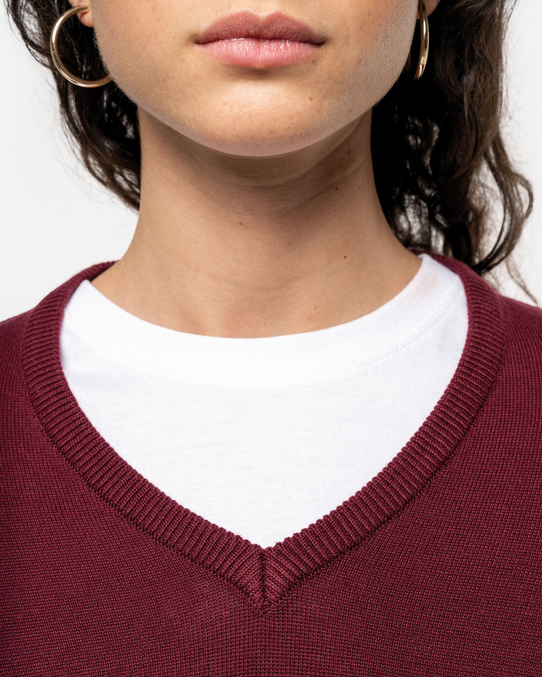 Damen Pullover mit V-Ausschnitt von VIVID