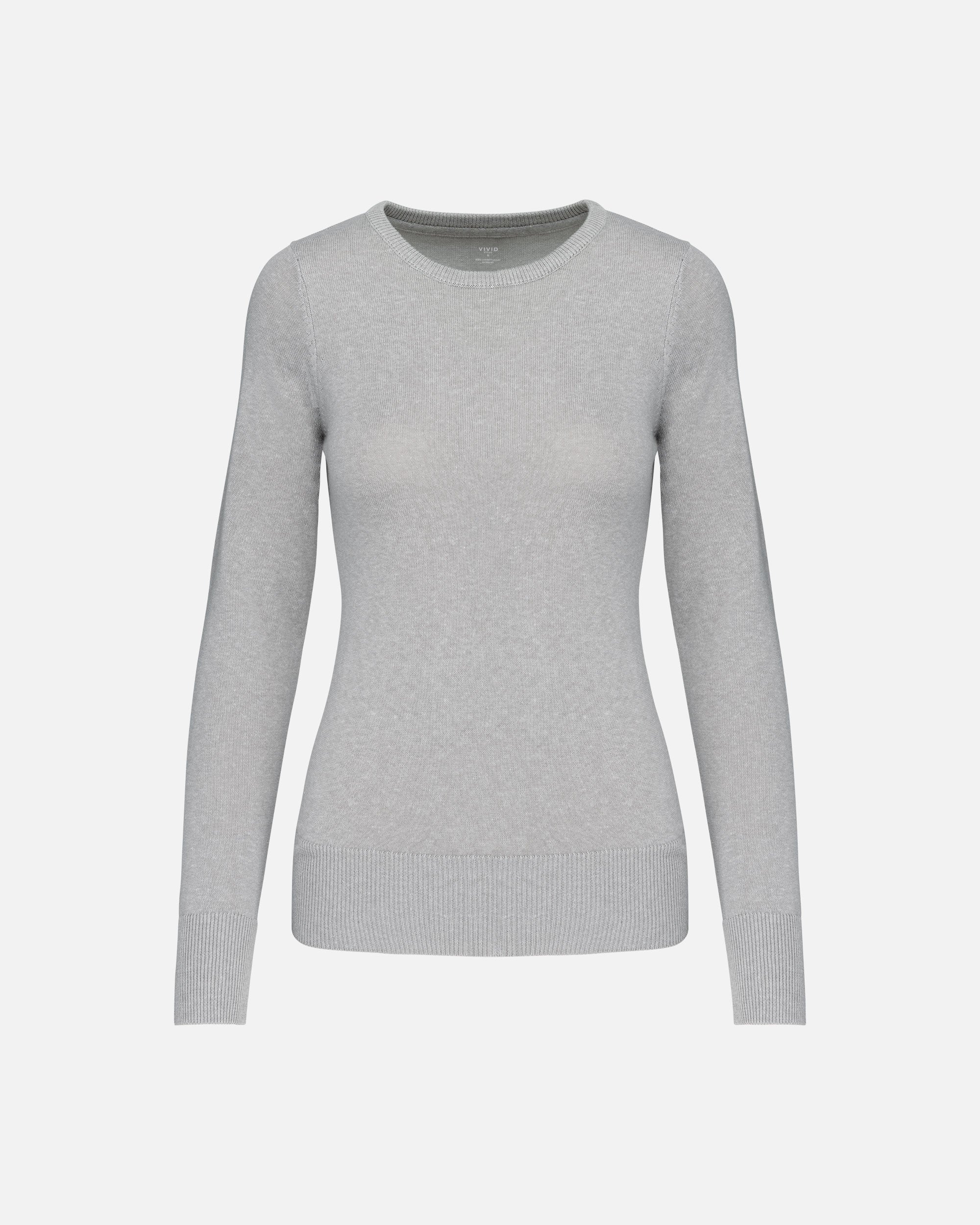 Modischer Damen Pullover Grey Heather von VIVID